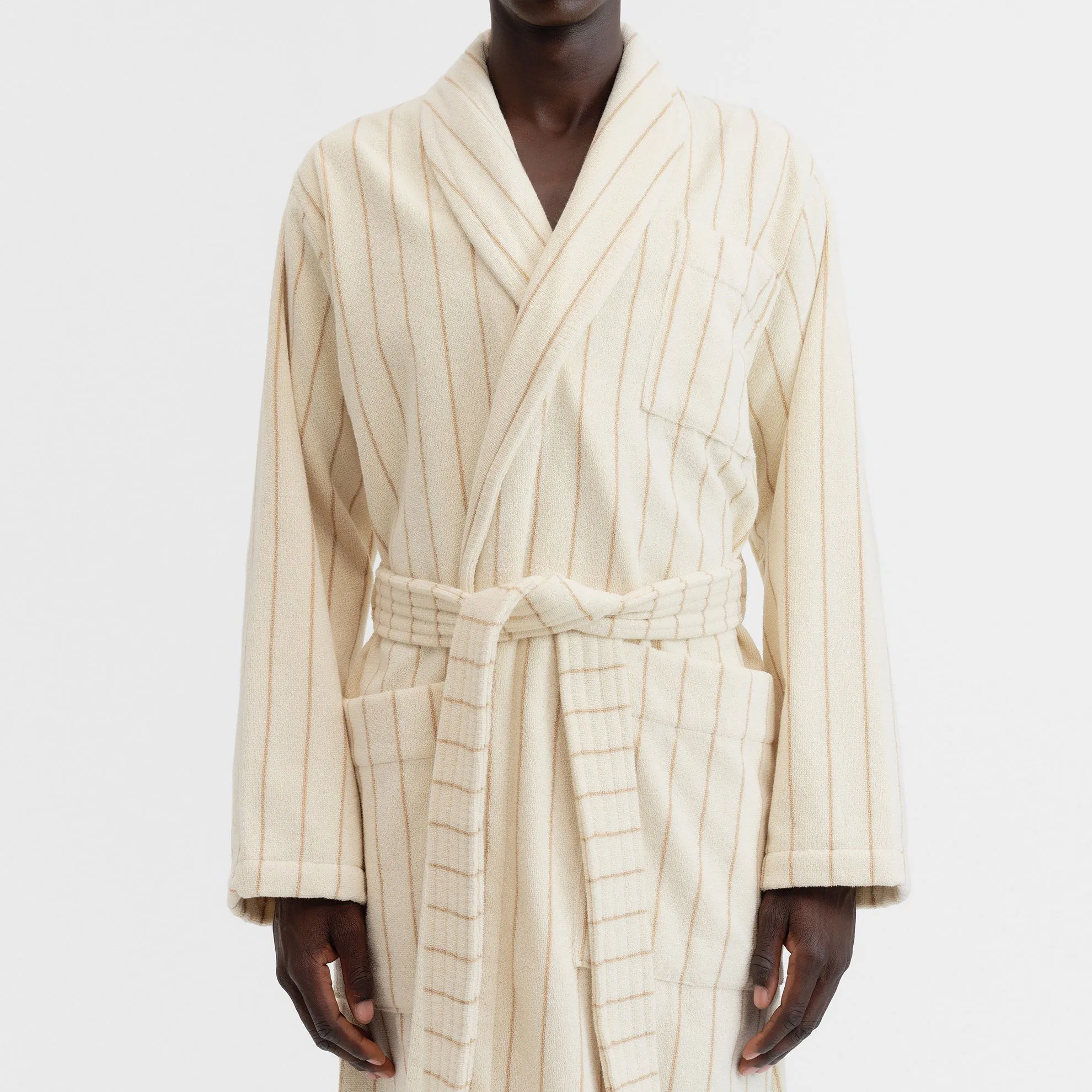 Classic Sienna Stripes badekåpe - 4