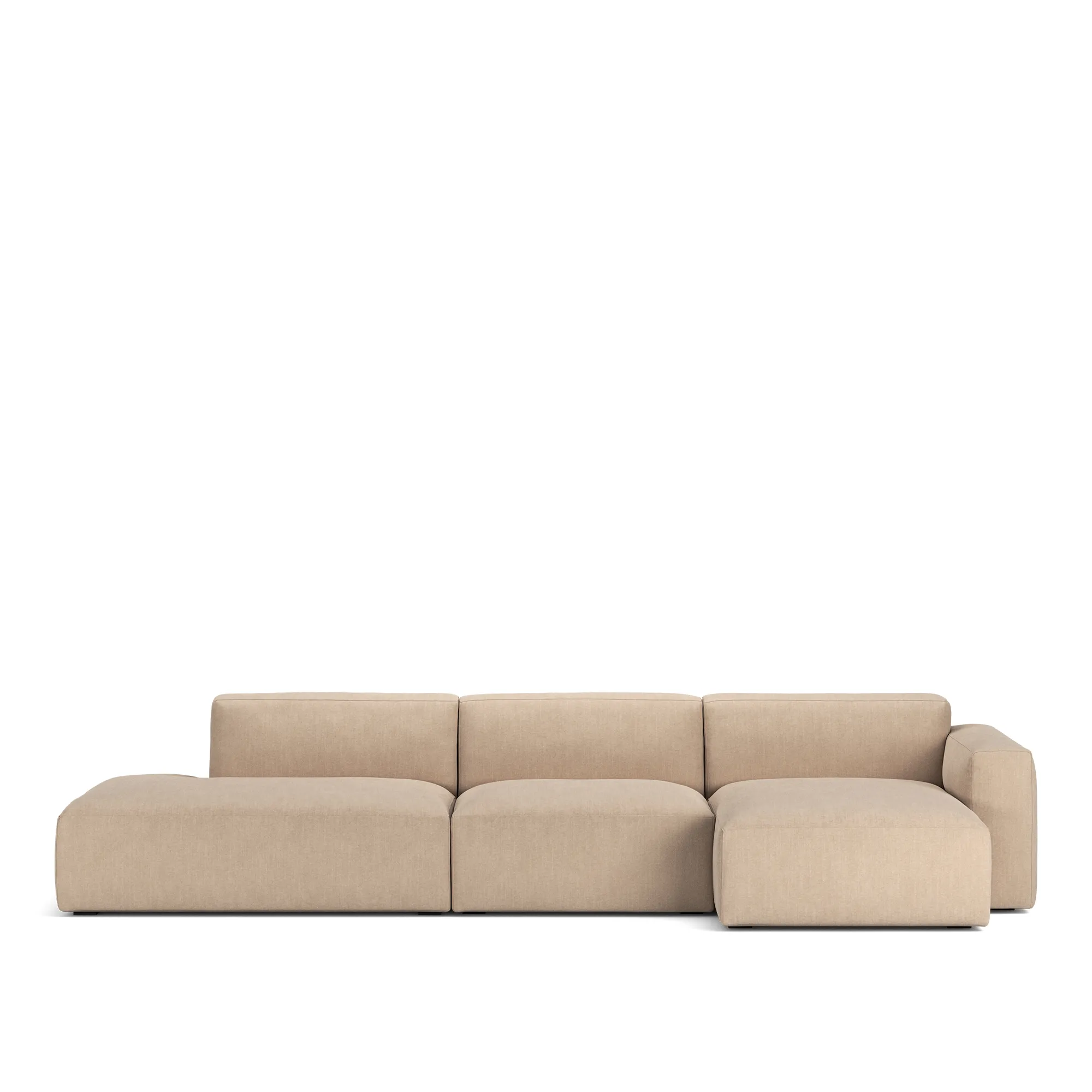 Brick 3-seters sofa sjeselong åpen ende venstre - 1