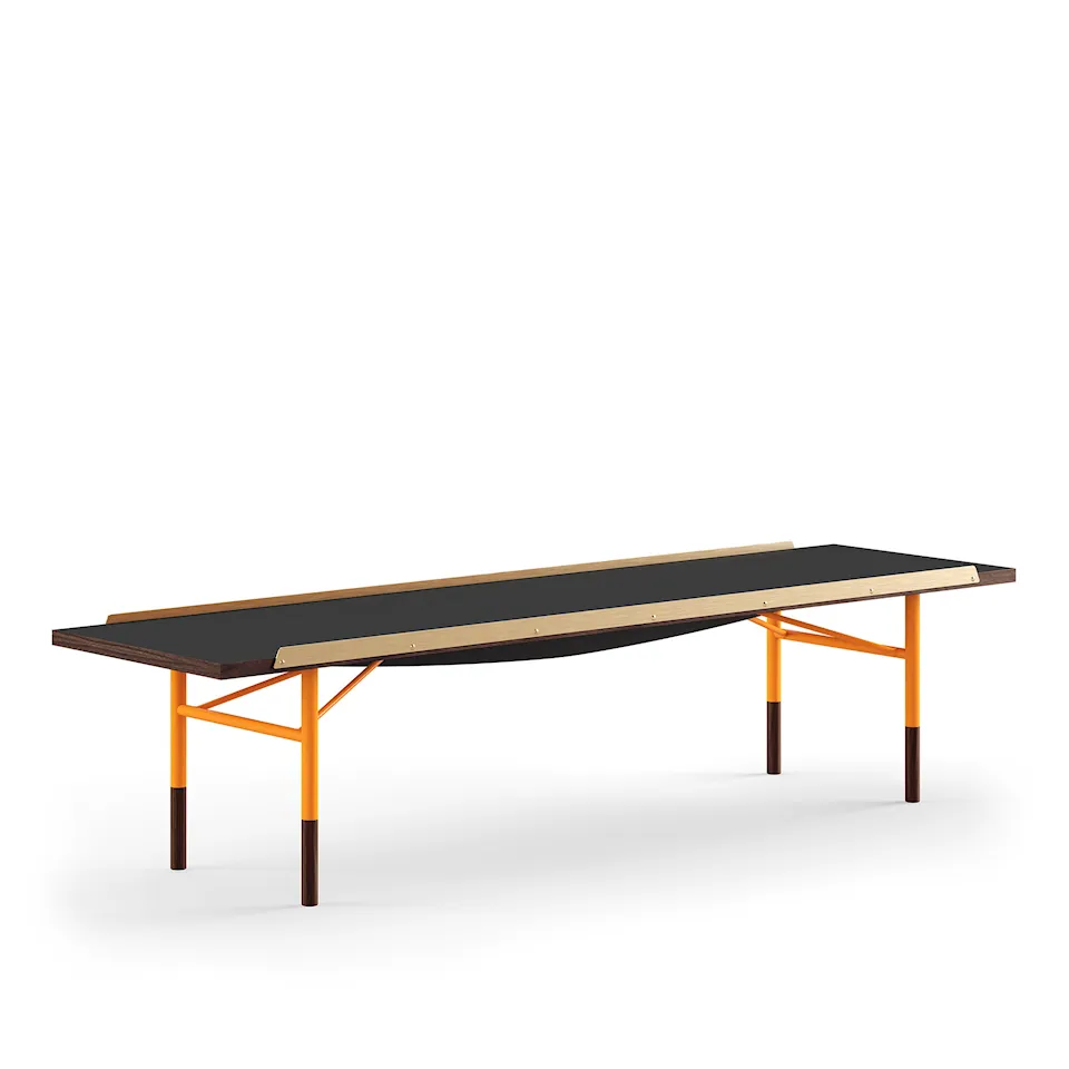 Table Bench Small med mässingskanter