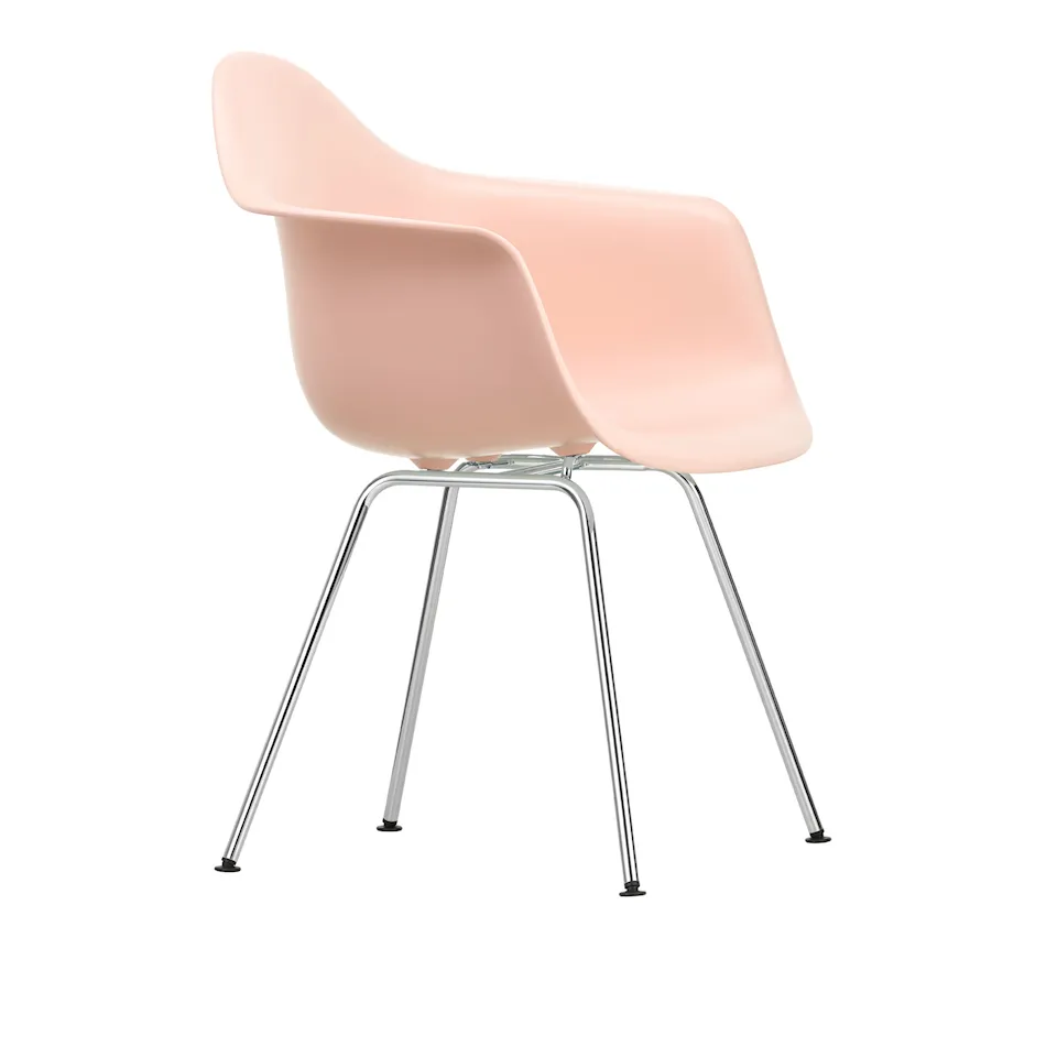 Eames Plastic Armchair DAX - 41 Pale Rose - Chrome Base