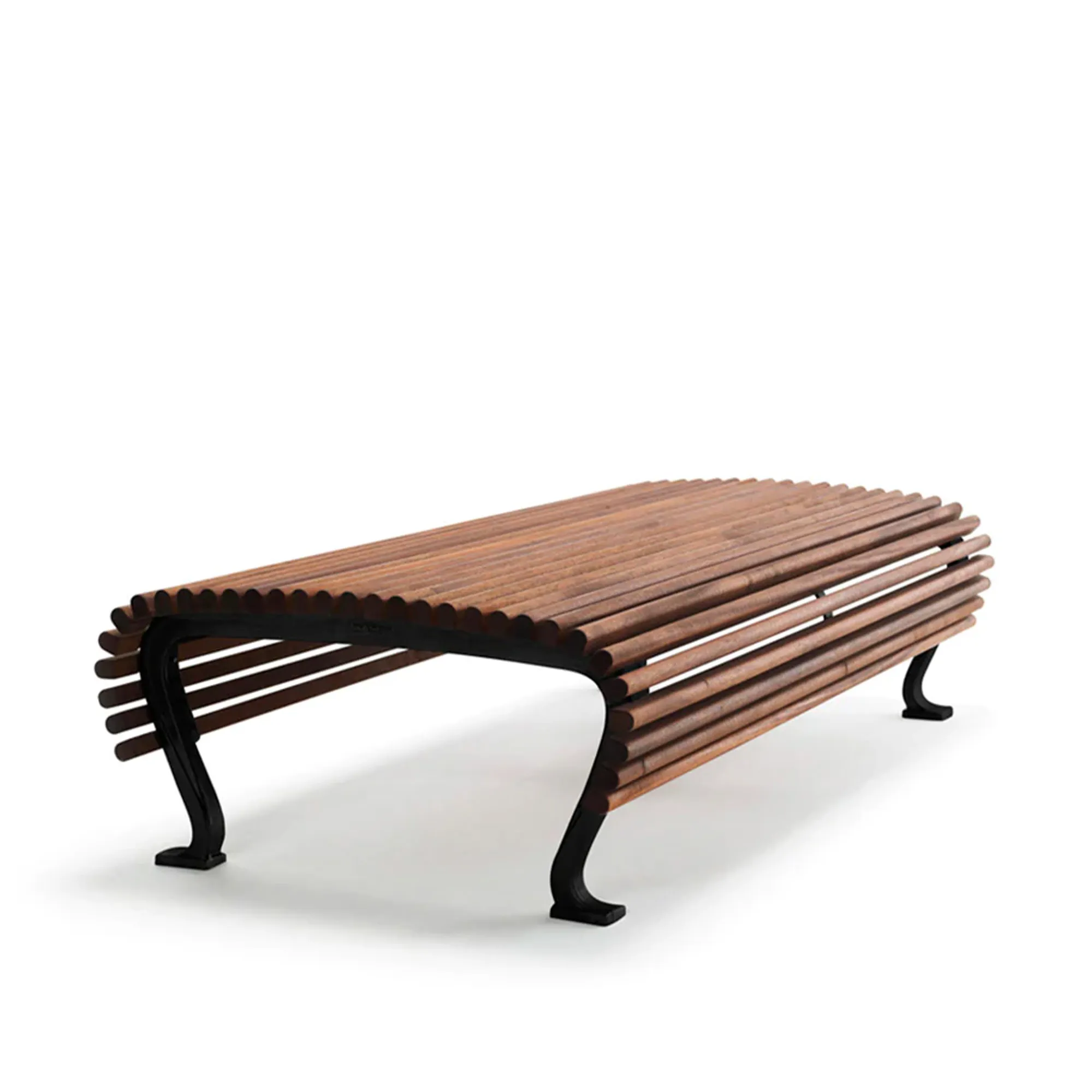 Jujol Benk Bred Oljet Mahogni - 1
