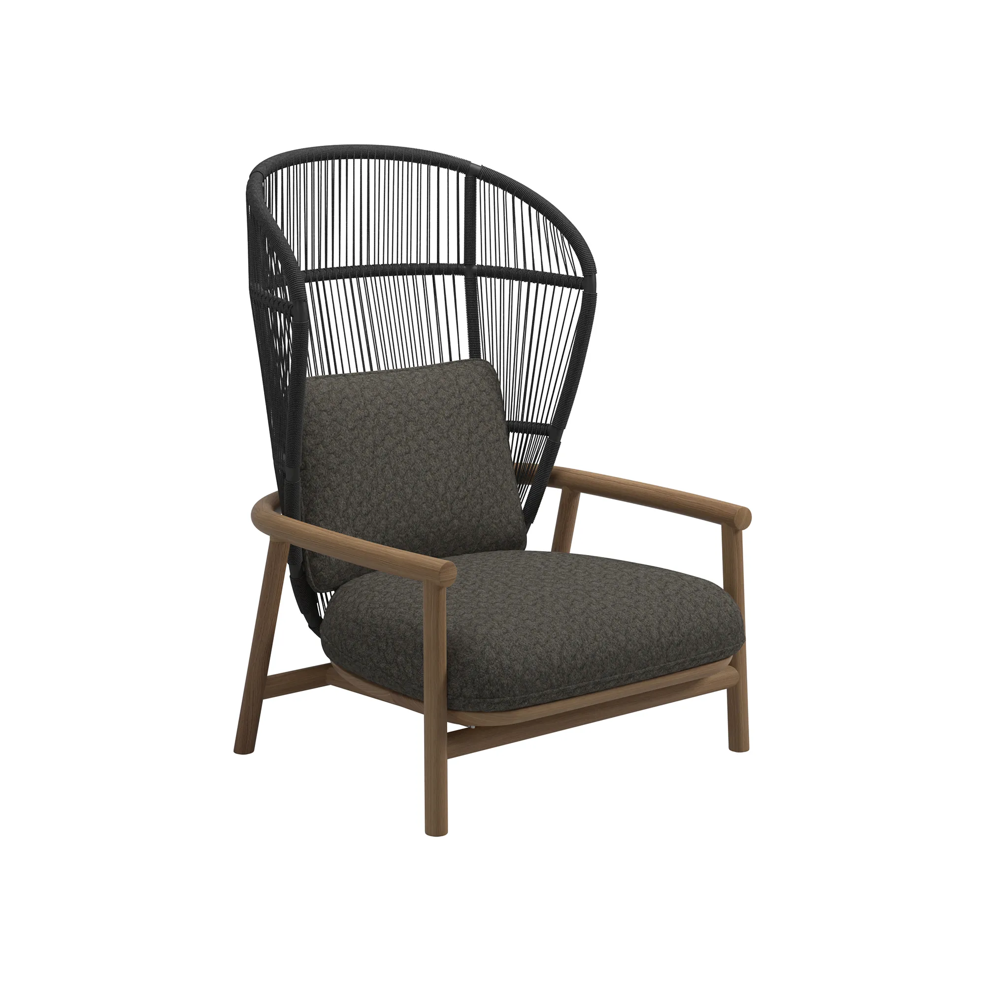 Fern High Back Lounge Chair - 1