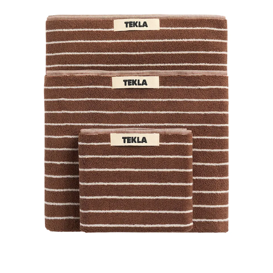 Terry Rust Stripes håndkle