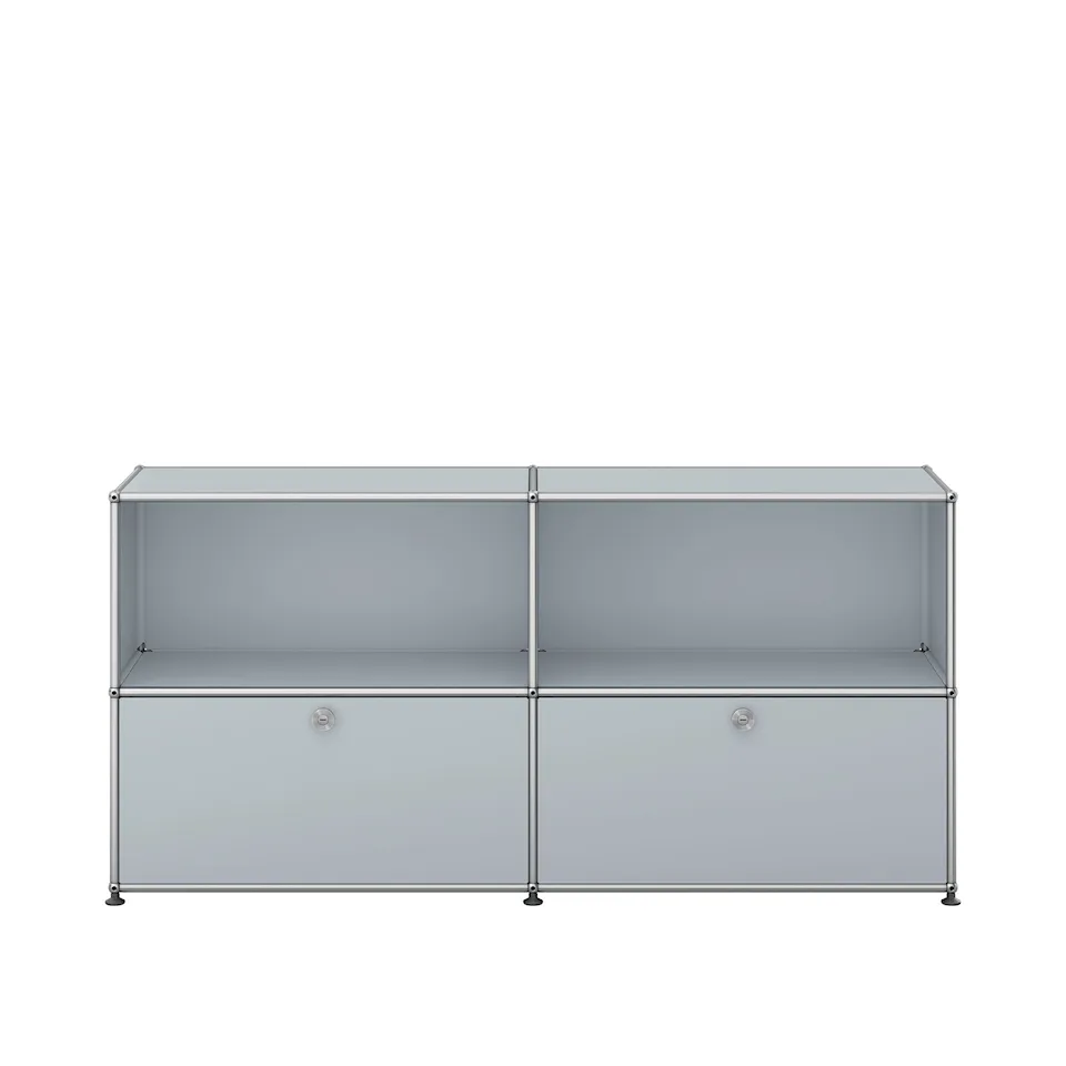 USM Haller 36 Sideboard, USM Matte Silver