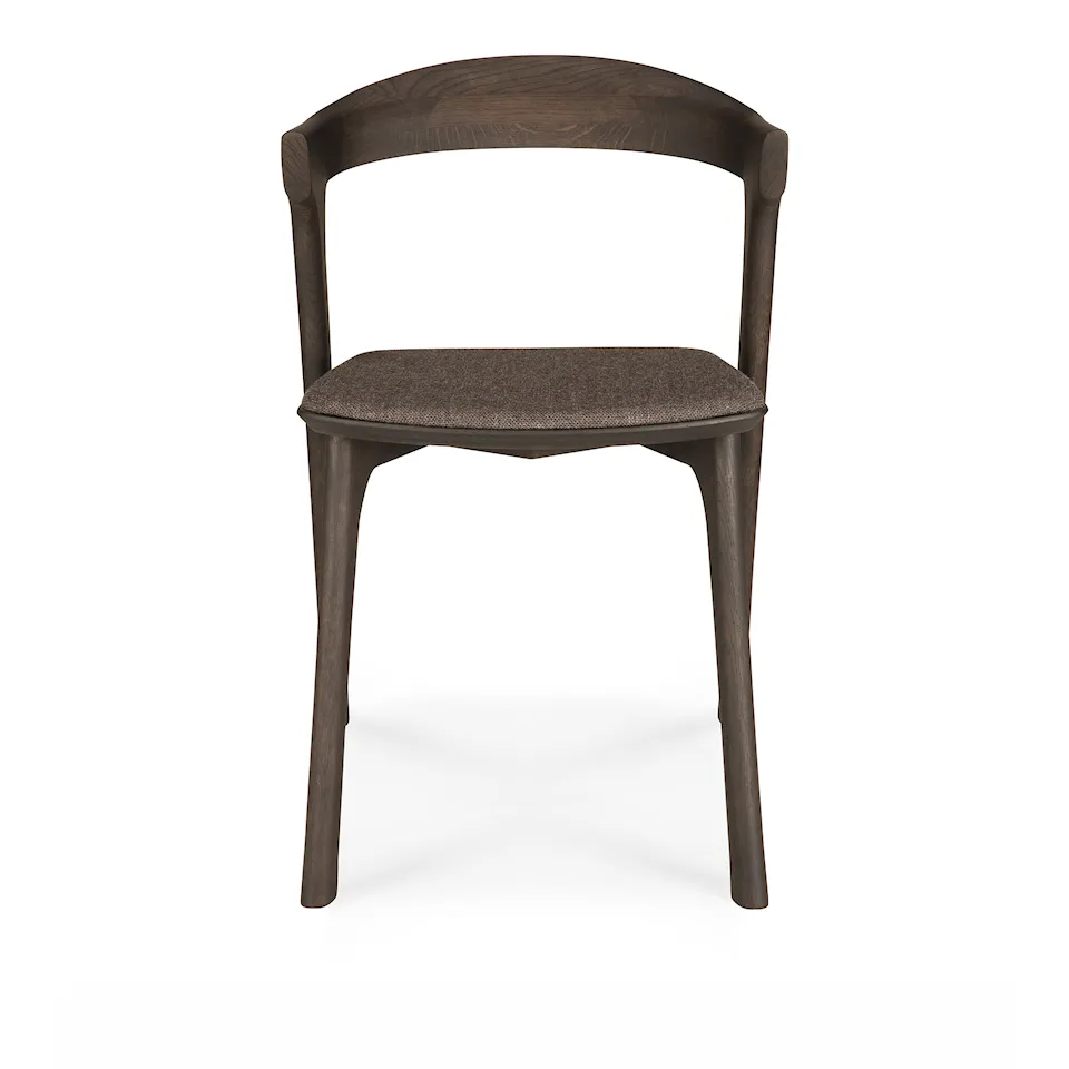 Bok Dining Chair Oak Brown Upholstered