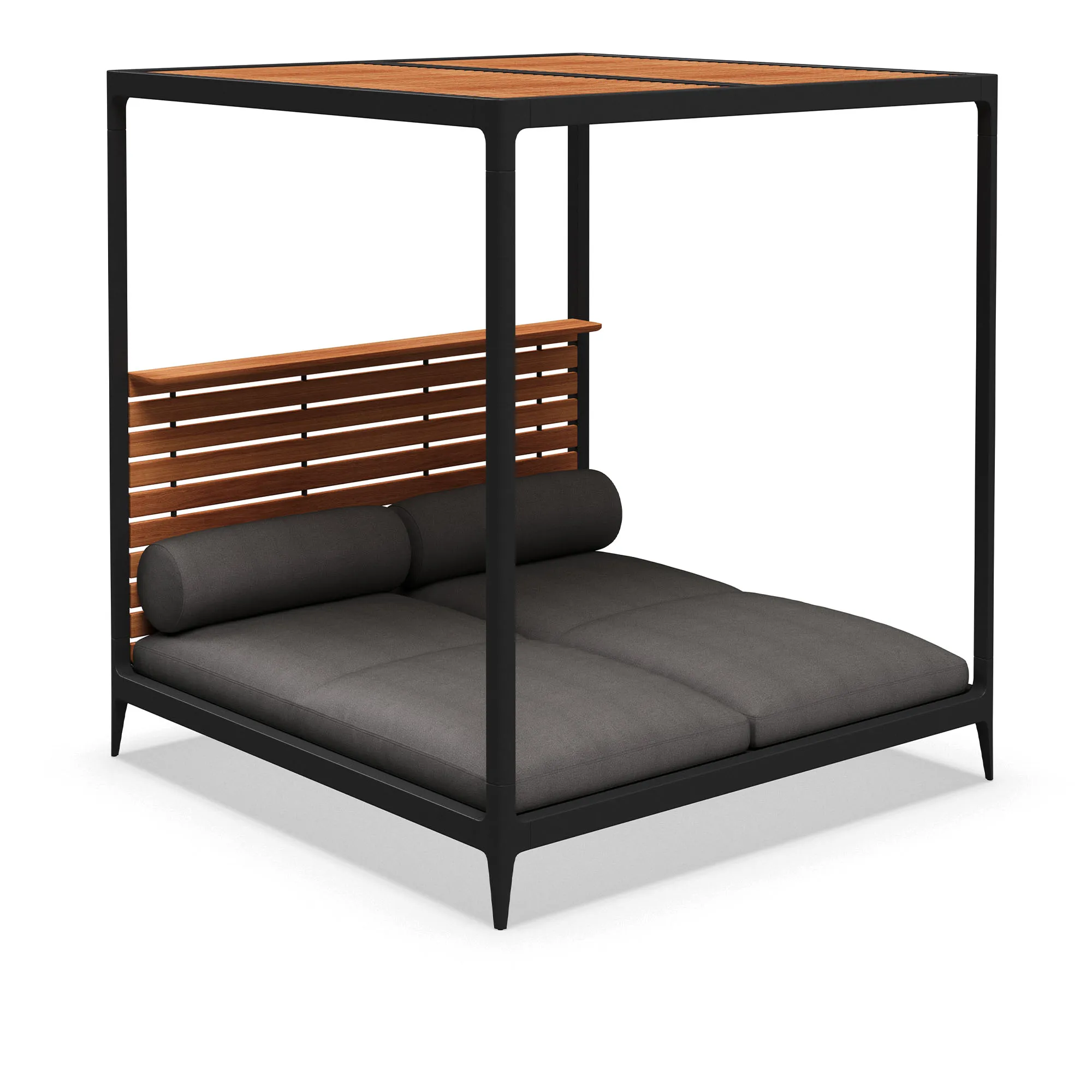 Grid Cabana Teak Back and Roof - 1