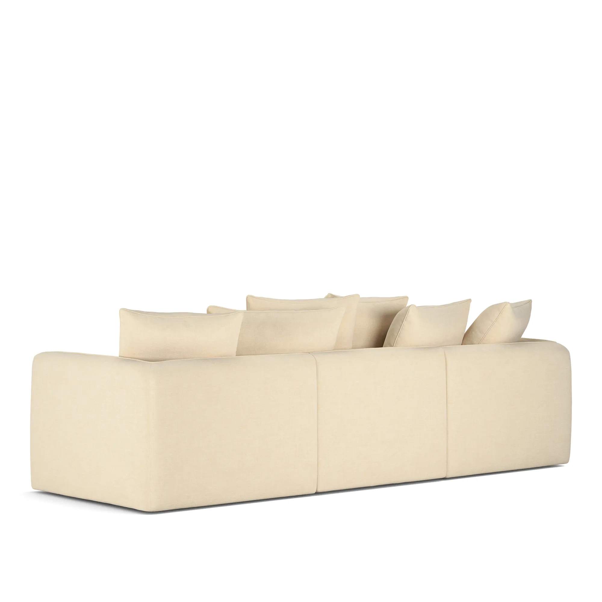 Pavarotti 3-seters sofa med fotskammel - 7