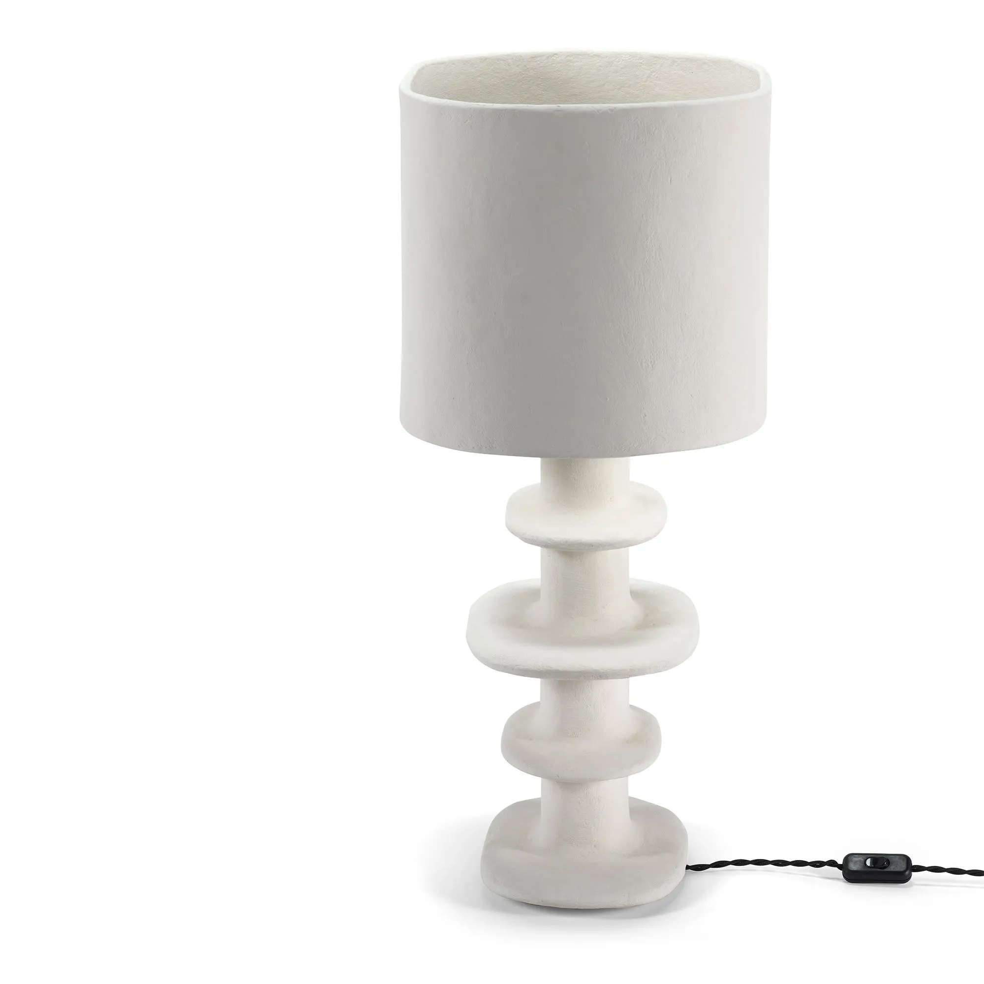 Bordlampe 03 hvit jord