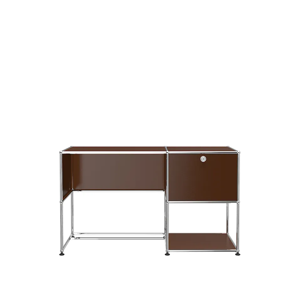 USM Haller Desk Unit A  -  USM Brown