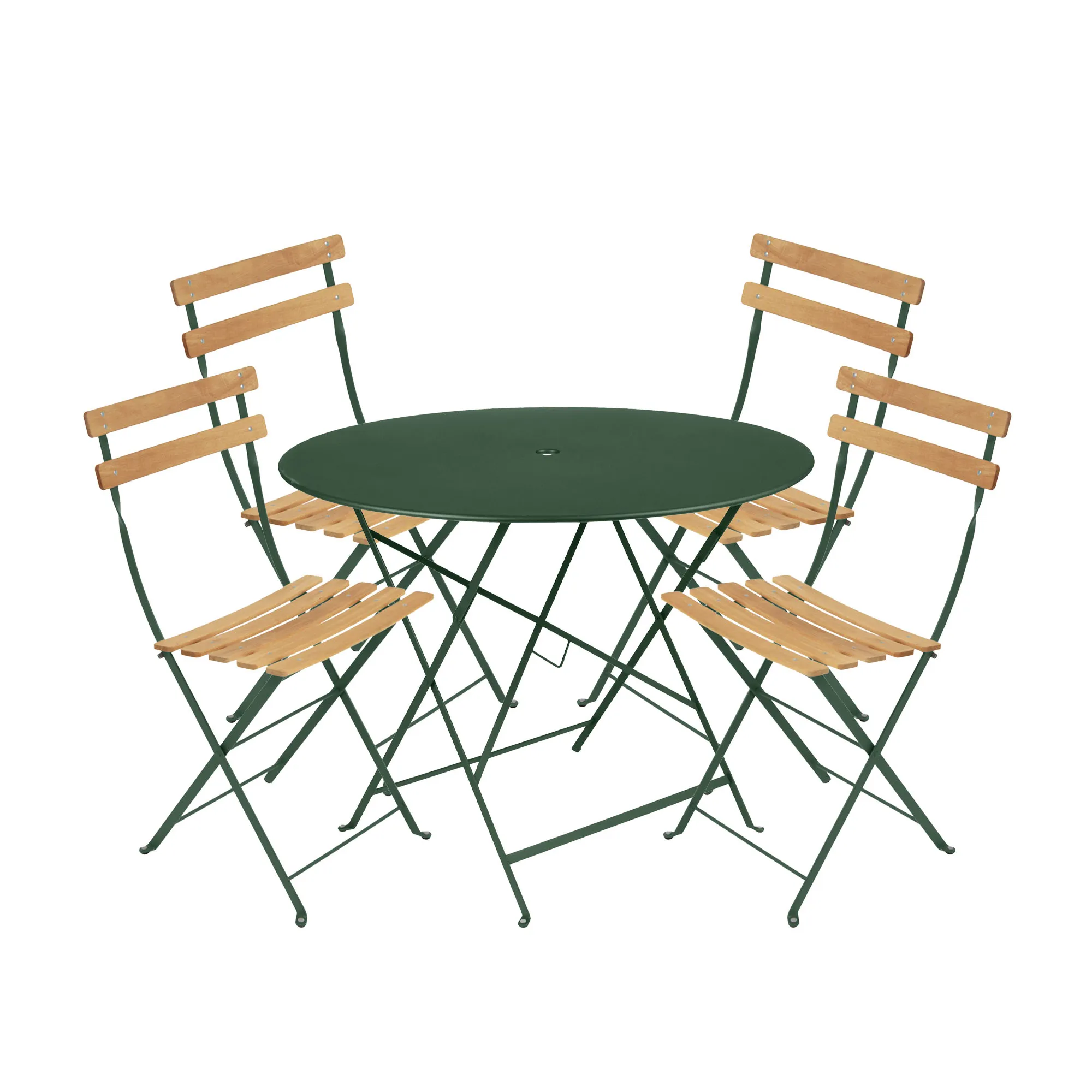 Bistro spisegruppe Ø96cm & 4 tre stoler - 1