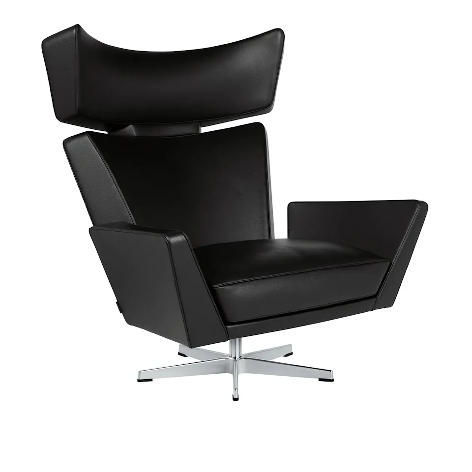 4201 Oksen lenestol Satin Polished