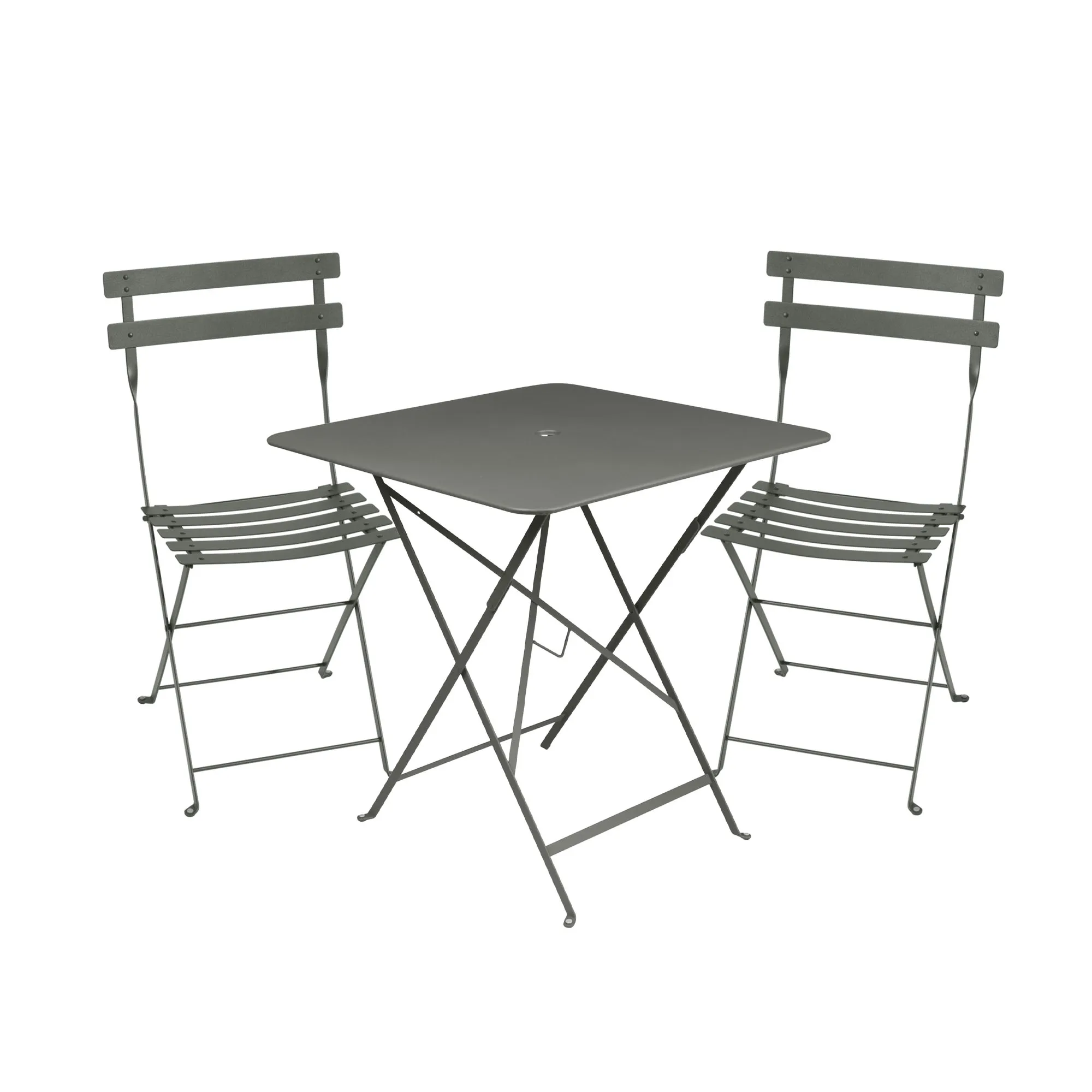 Bistro spisebord 71 cm og 2 stoler - 1
