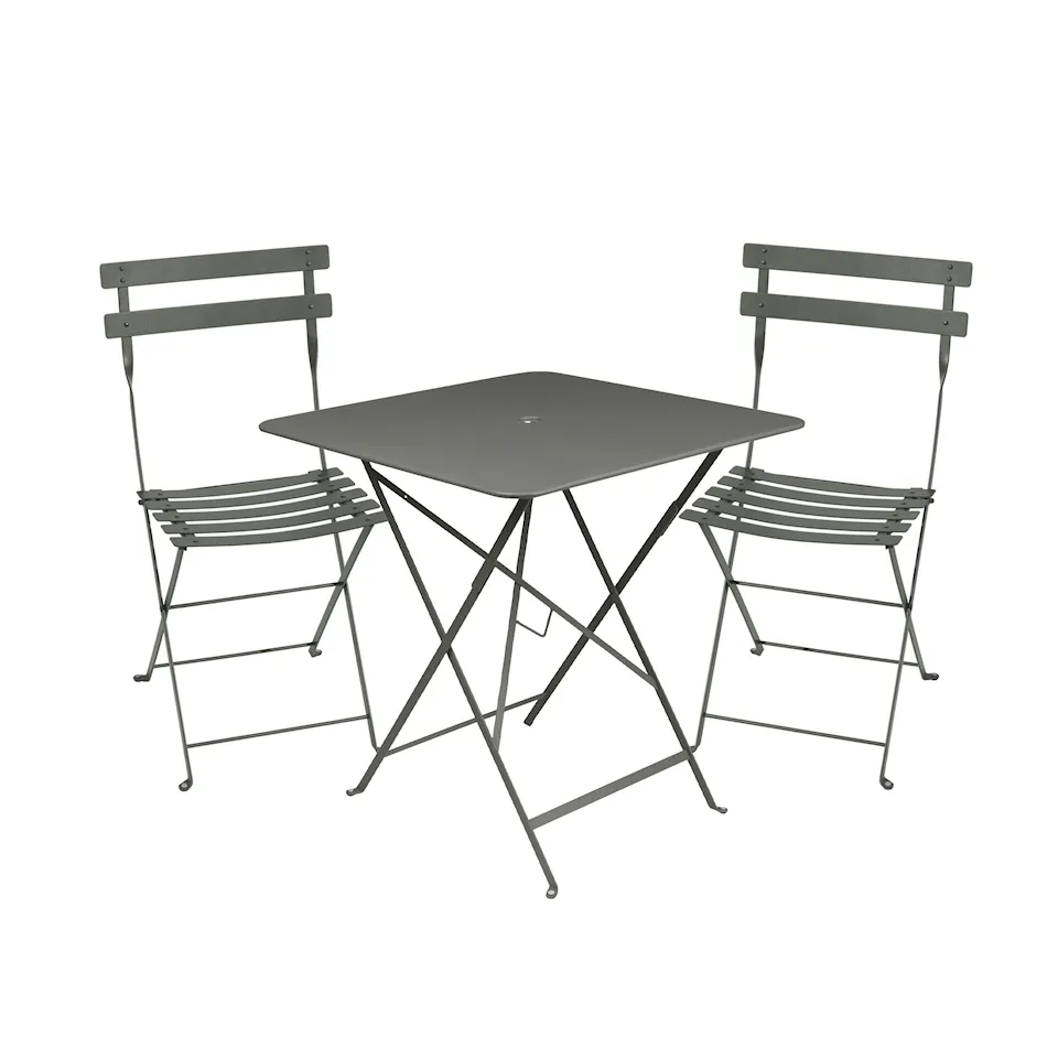 Bistro spisebord 71 cm og 2 stoler