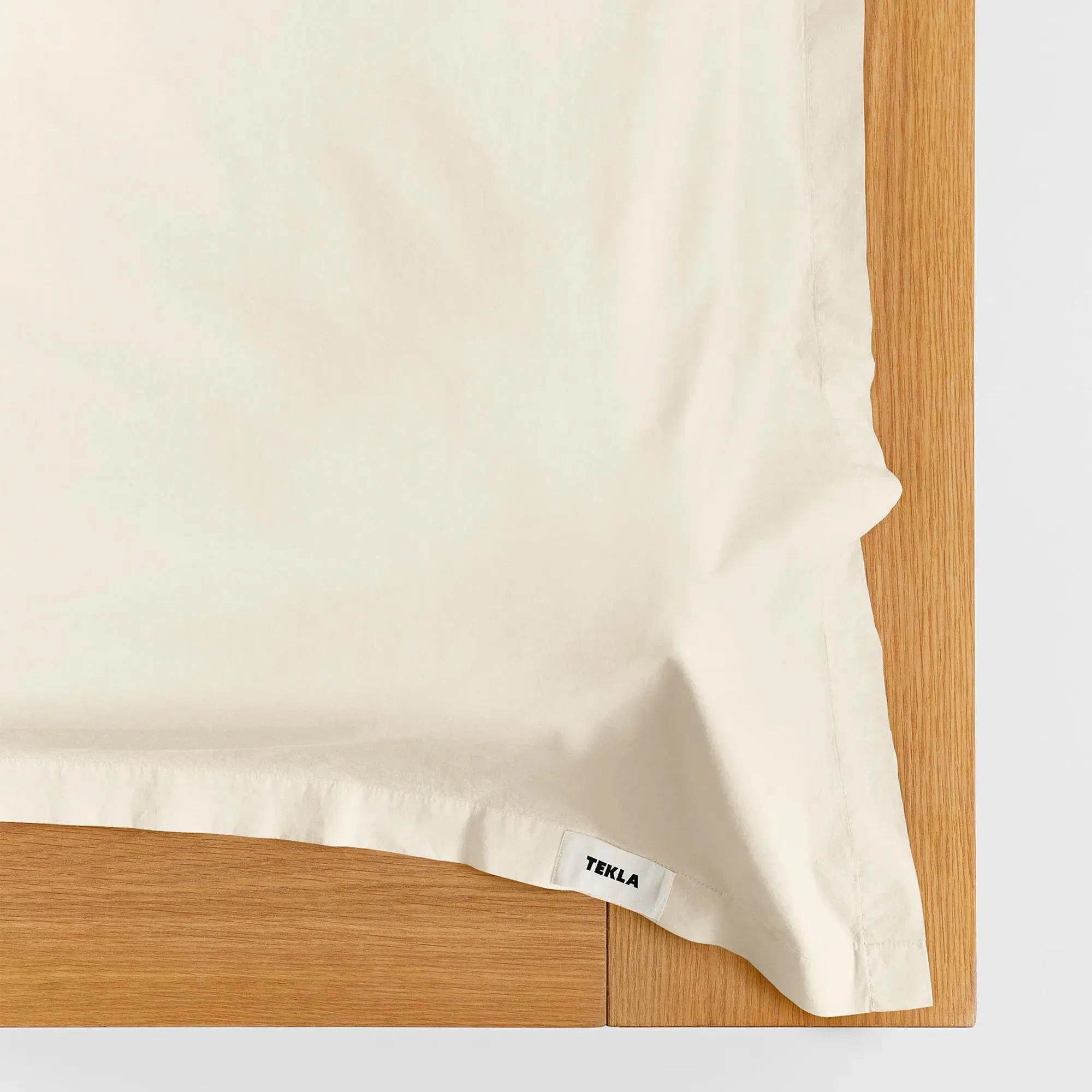 Percale Solid Winter White underlaken - 3