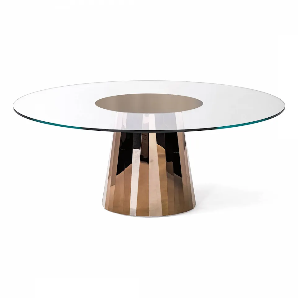 Pli Table, Centerlackerad, Pyritbrons