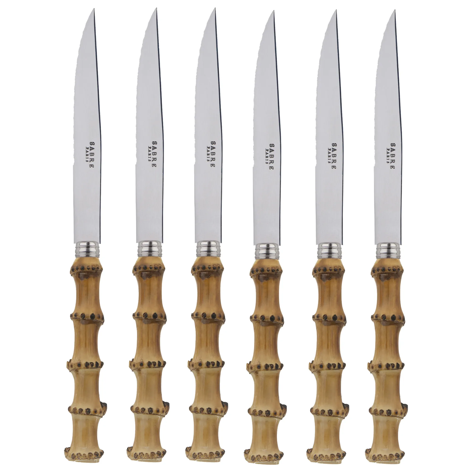 Panda Light Bamboo biffkniver 6-pakning - 1