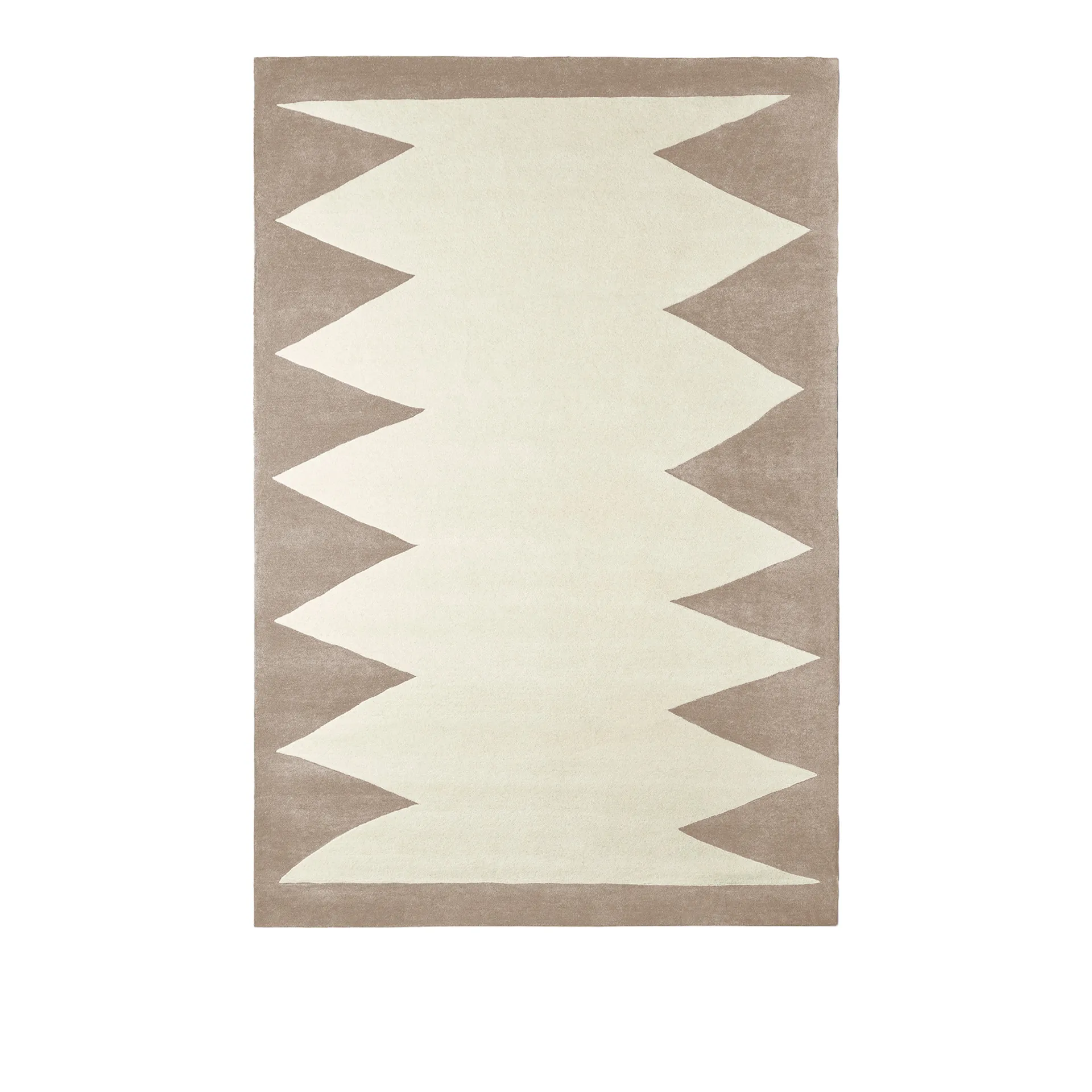 Zig Zag White / Beige - Dusty Deco - Edin & Lina Kjellvertz - NO GA