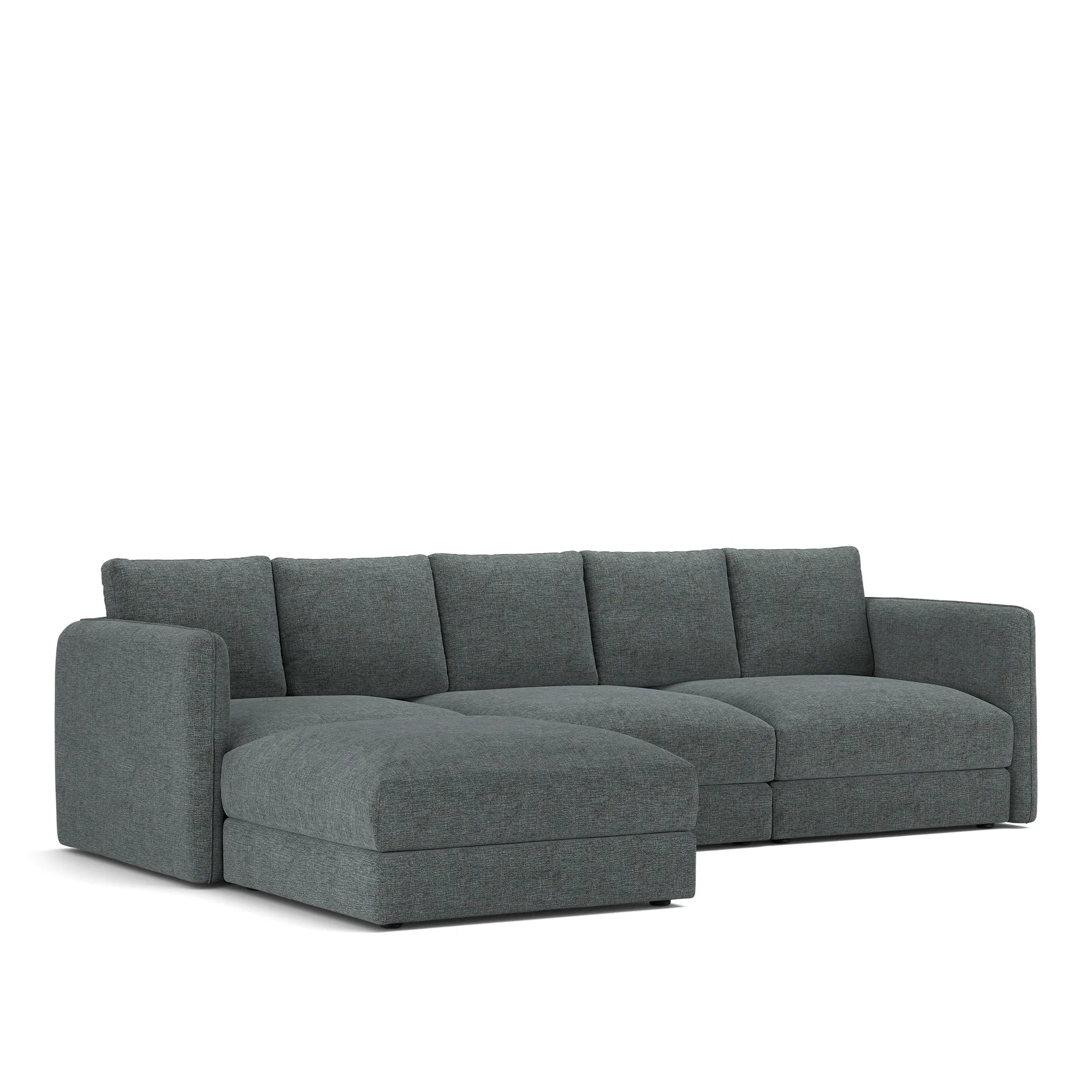 Pavarotti 02 3-seters sofa med fotskammel - 4