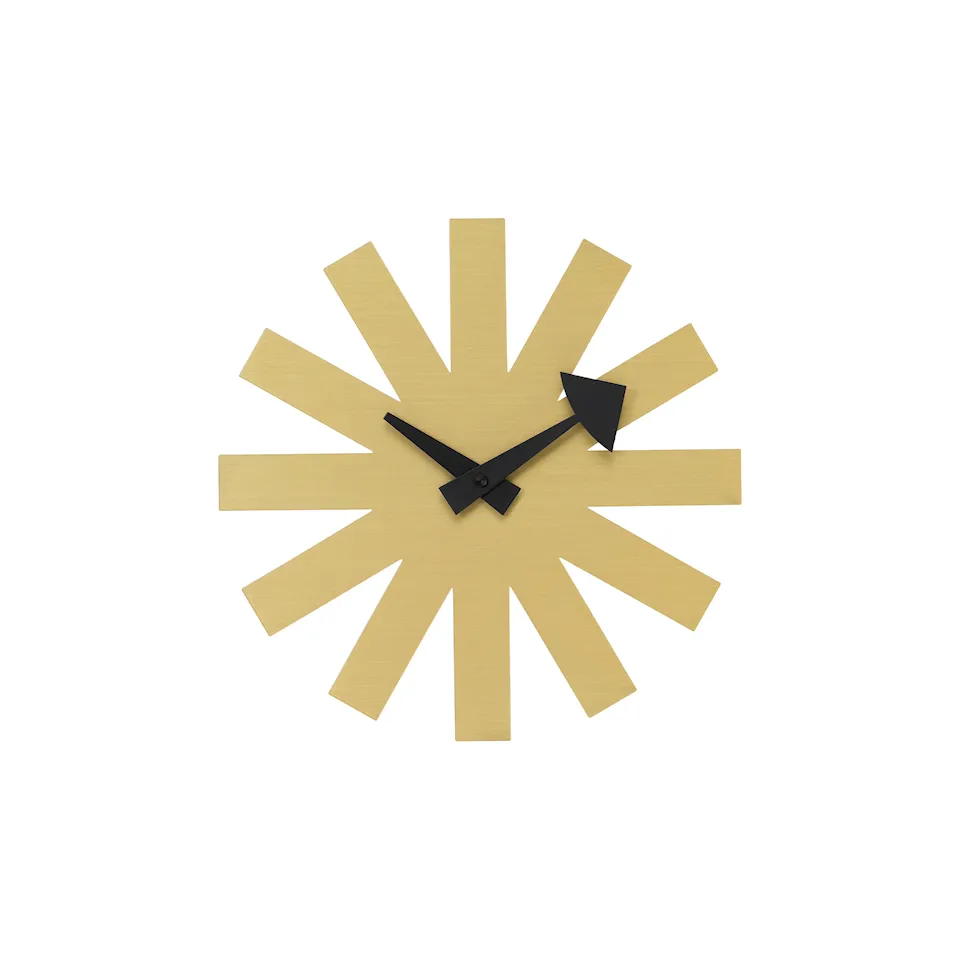 Asterisk Clock veggklokke