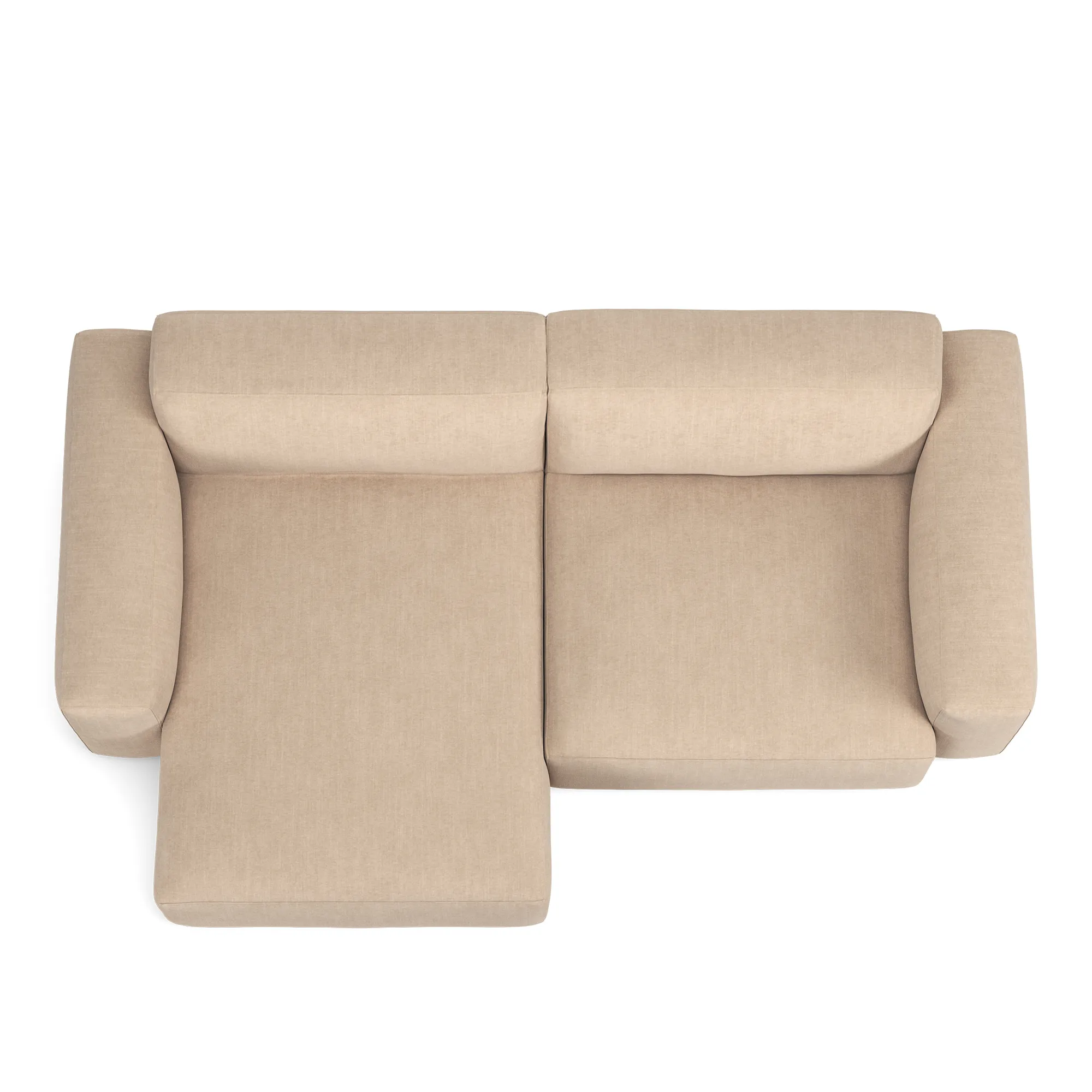 Brick 2-seters sofa sjeselong venstre - 8