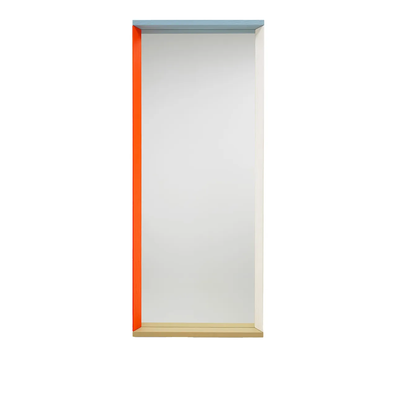 Colour Frame Mirror Large Blue/Orange