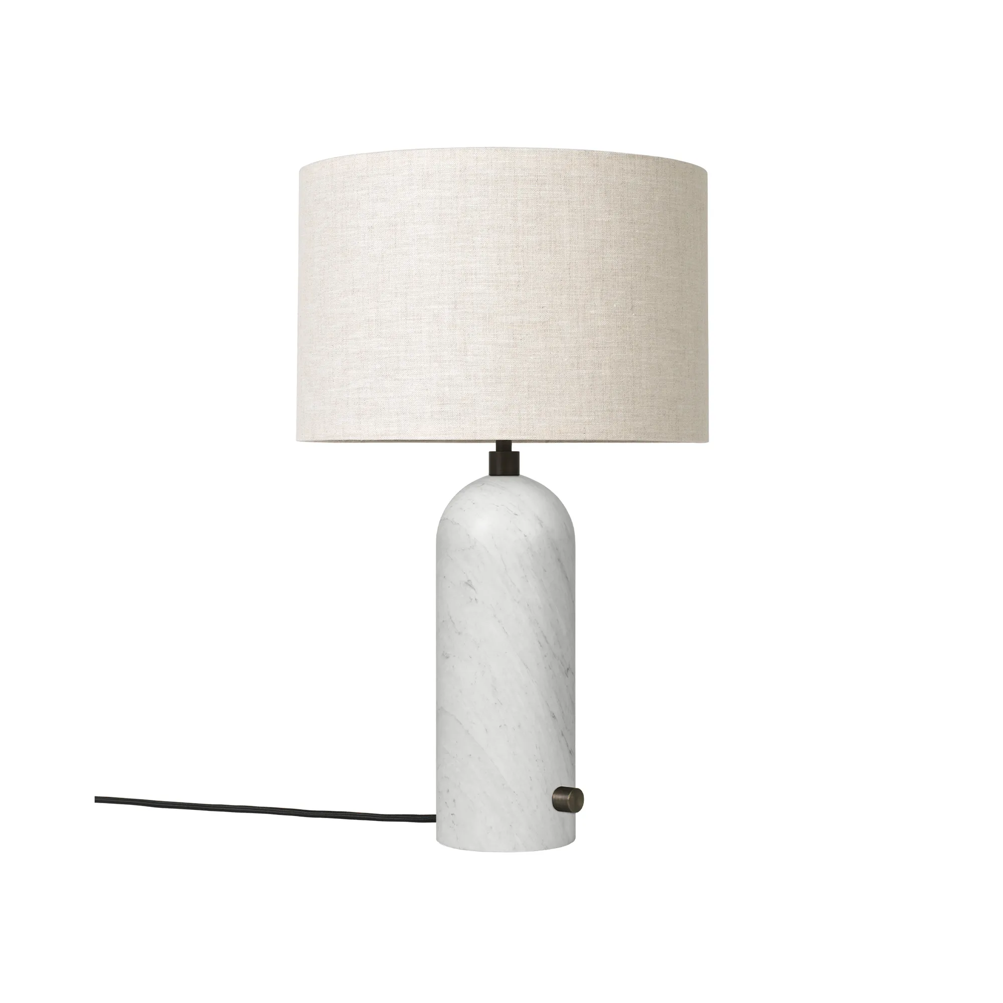 Gravity bordlampe liten hvit marmor - 1
