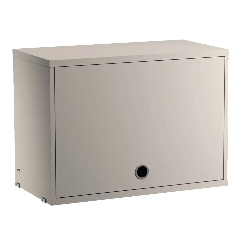 Veggskap med foldedør 58cm beige