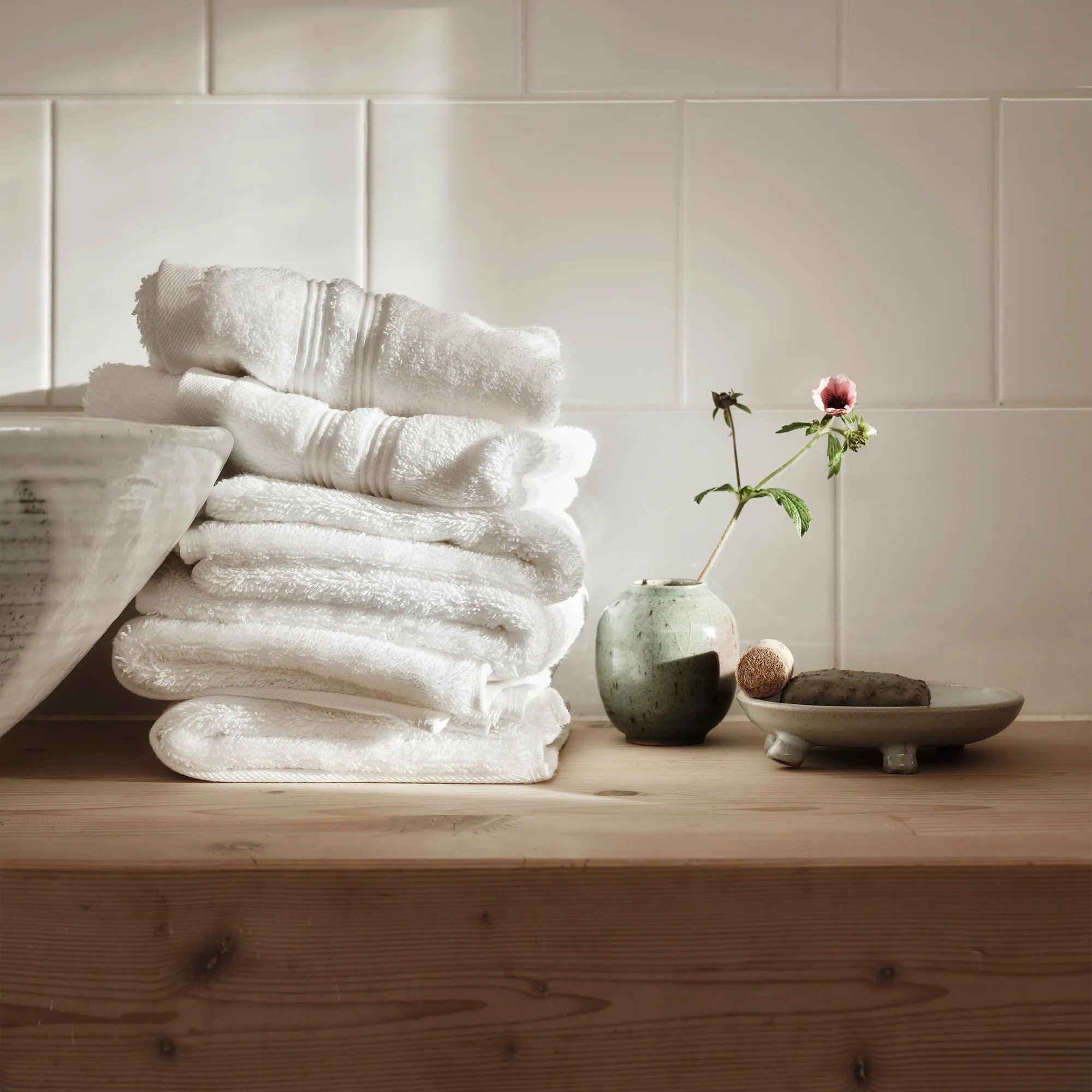 Fontana Organic White håndkle - 7