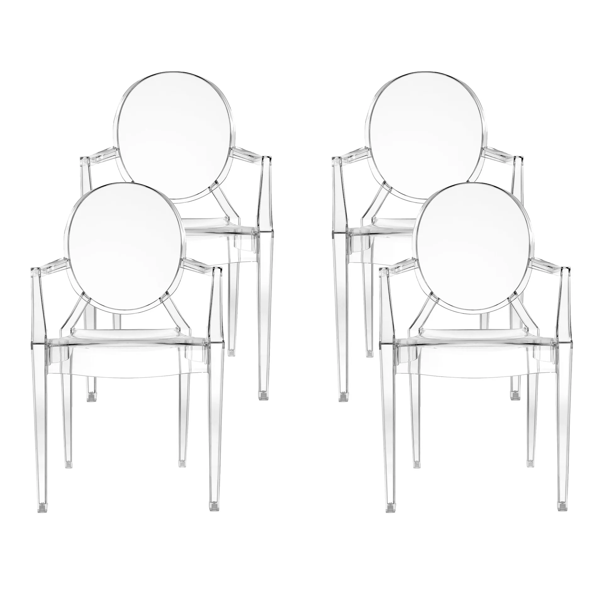 Louis Ghost Chair 4-pakning - Kartell - NO GA