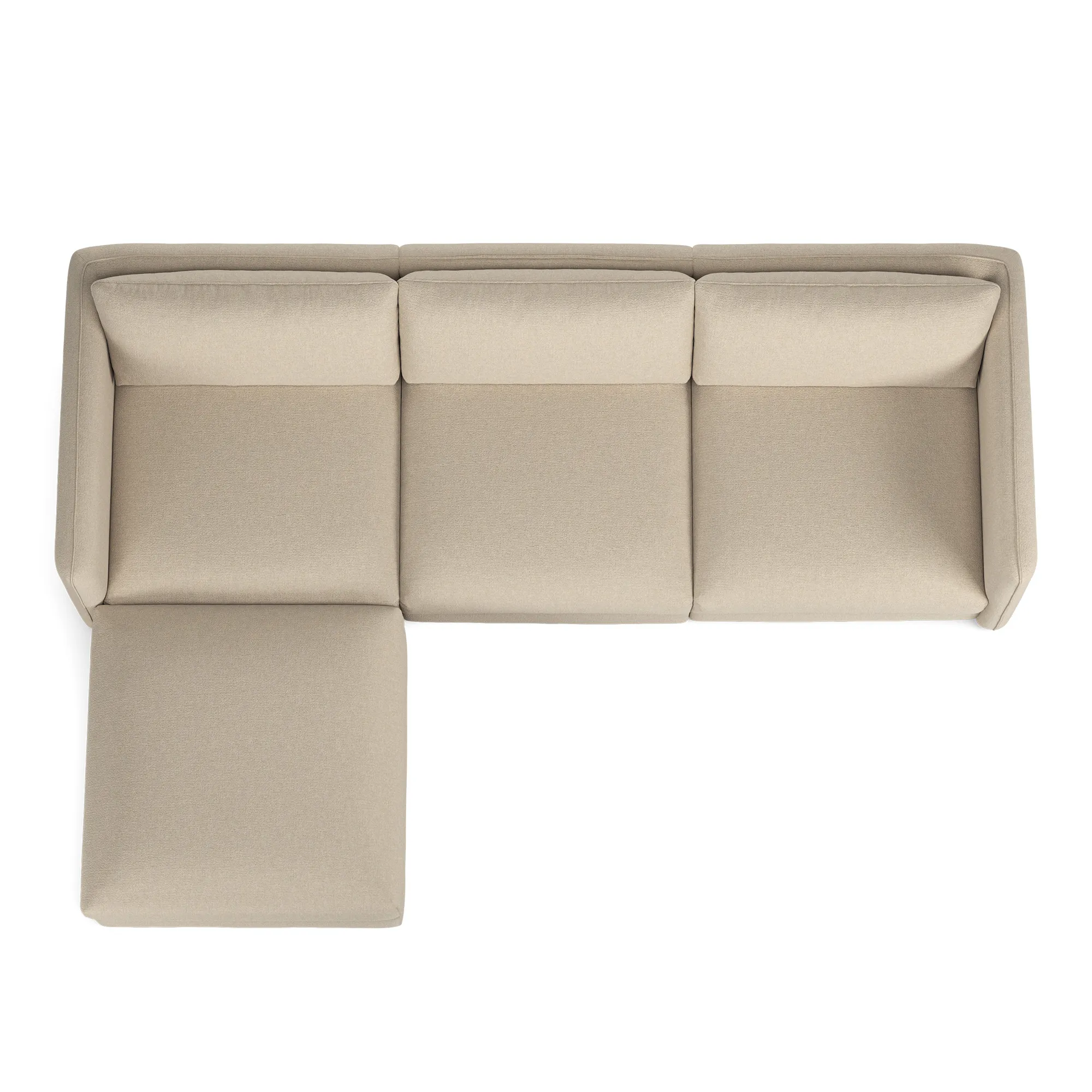 Pavarotti 03 3-seters sofa med fotskammel - 8