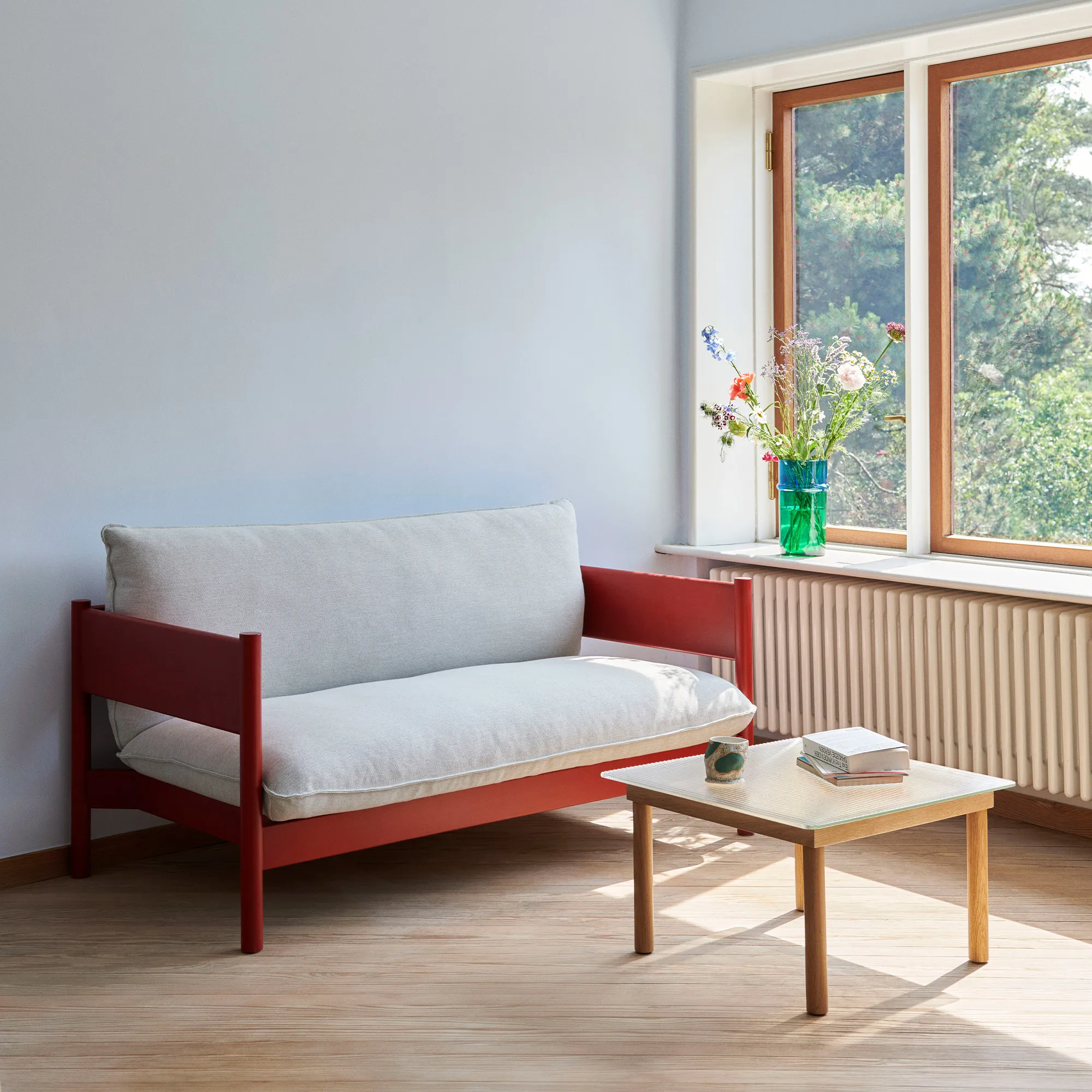 Arbour Club sofa Oiled Waxed Walnut - 4