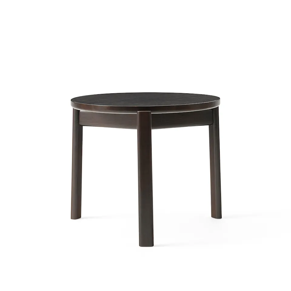 Passage Lounge Table 50 cm Dark Lacquered Oak