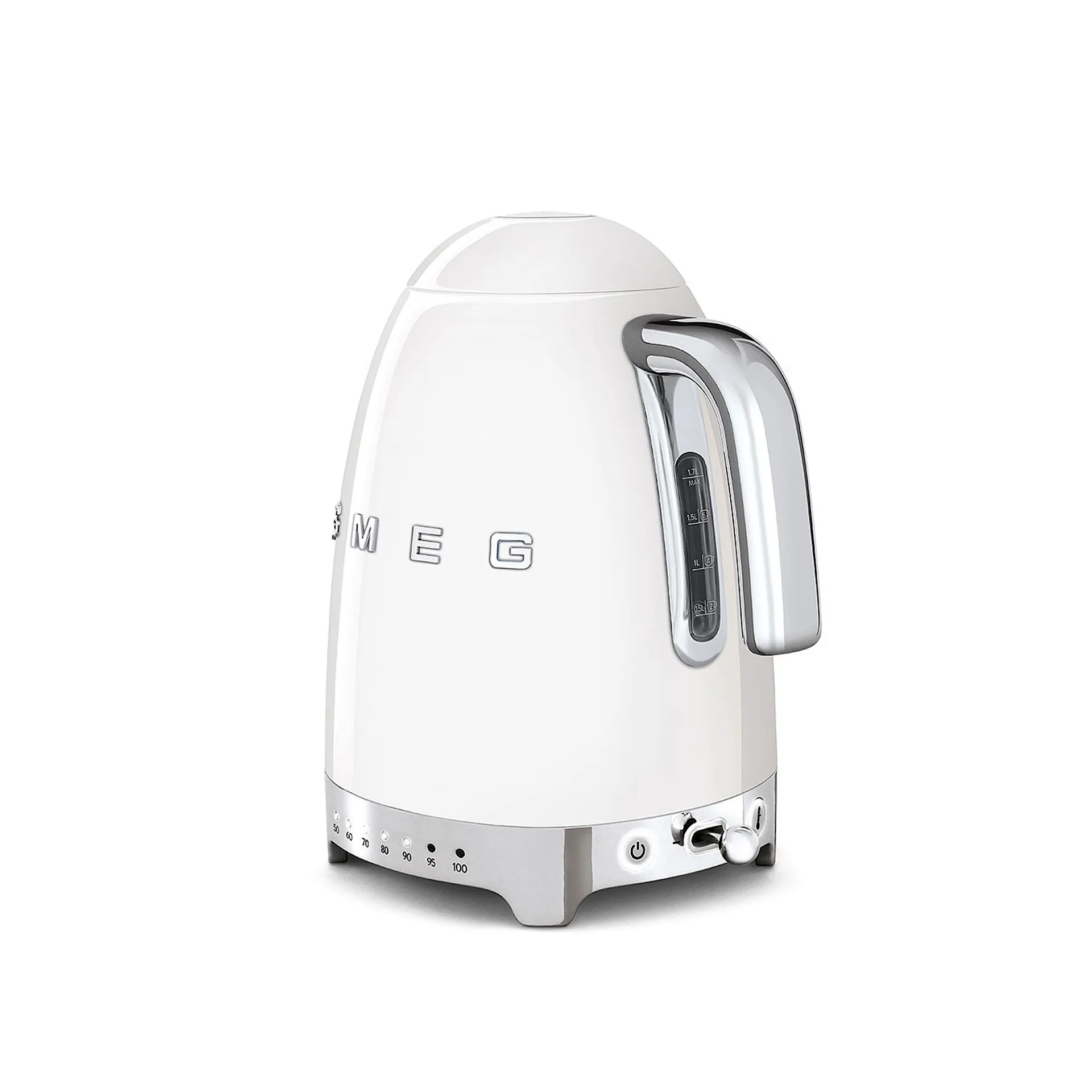 Smeg Kettle 1.7 L Adjustable Temperature White - Smeg - NO GA