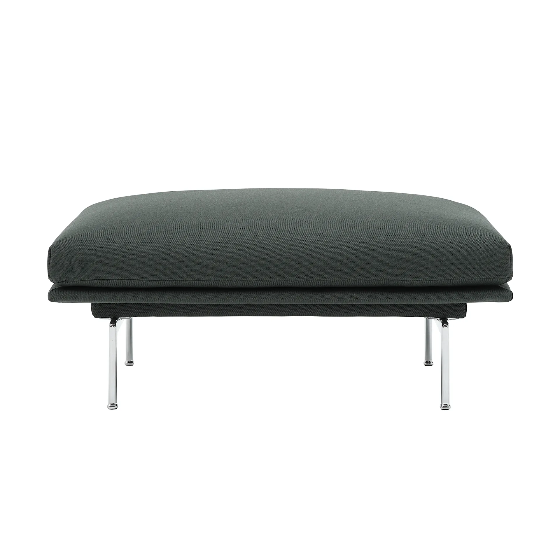 Outline Pouf / Polished Aluminium Base - Muuto - Anderssen & Voll  - NO GA