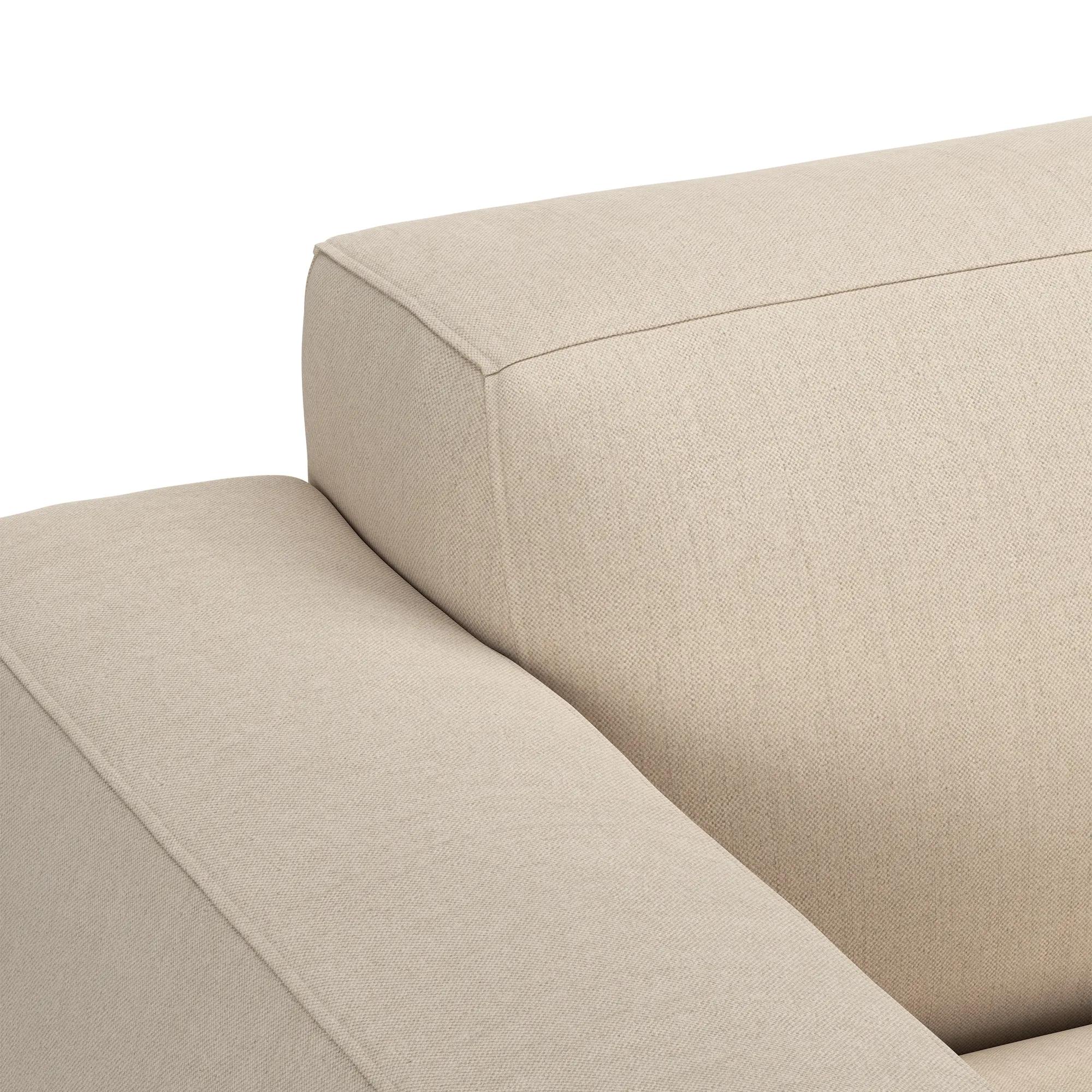 Brick 3-seters sofa sjeselong åpen ende venstre - 5
