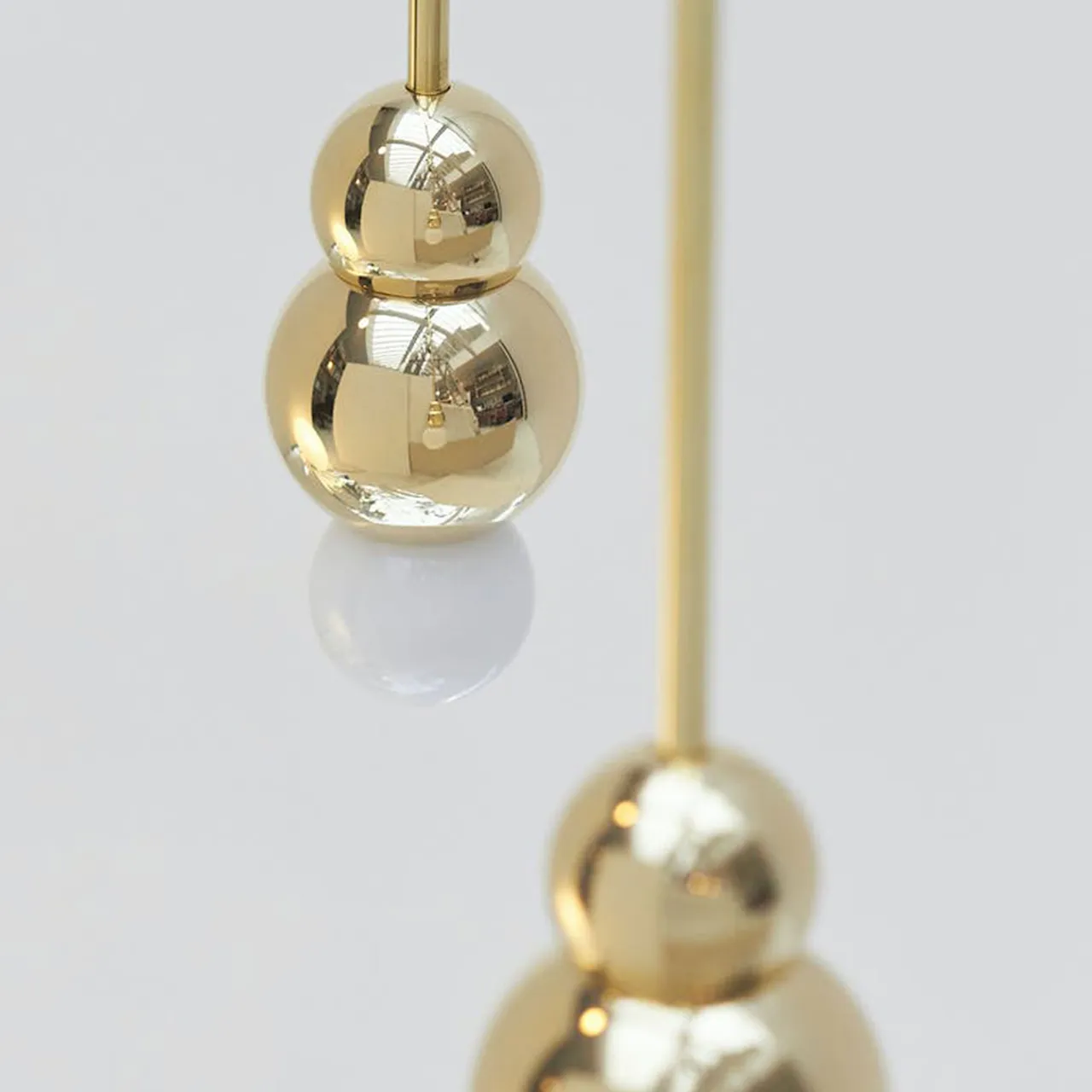 Ball Light Pendant Small Polished Brass