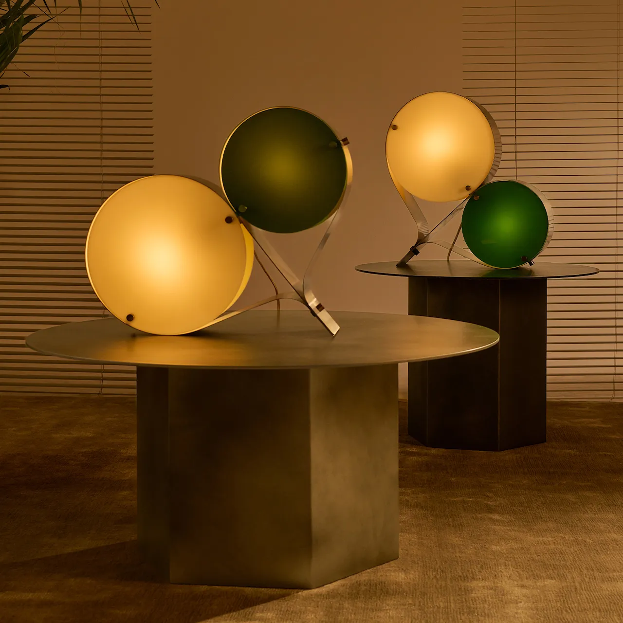 Coppia Table Lamp Steel