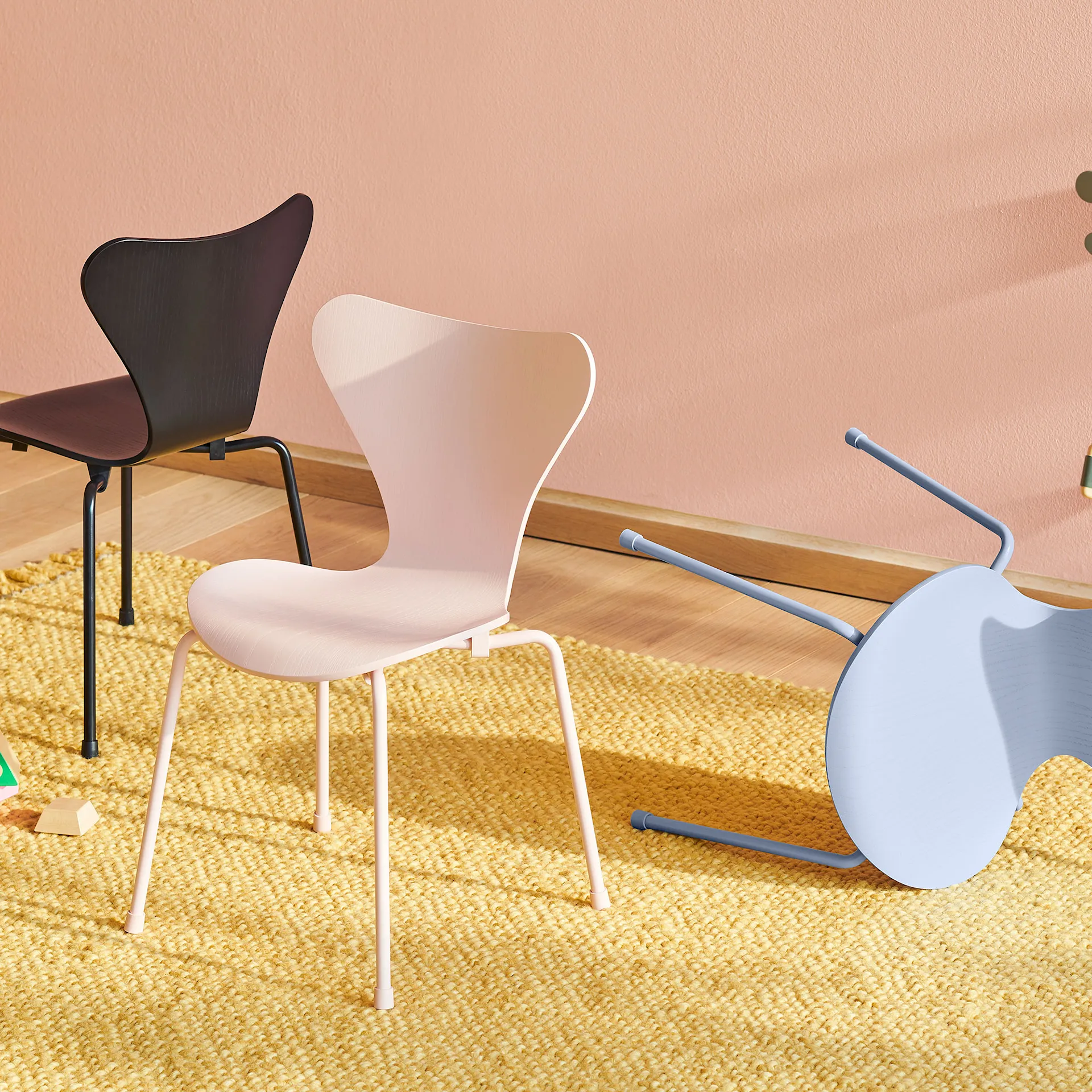 Series 7 Barne stol - Fritz Hansen - Arne Jacobsen - NO GA