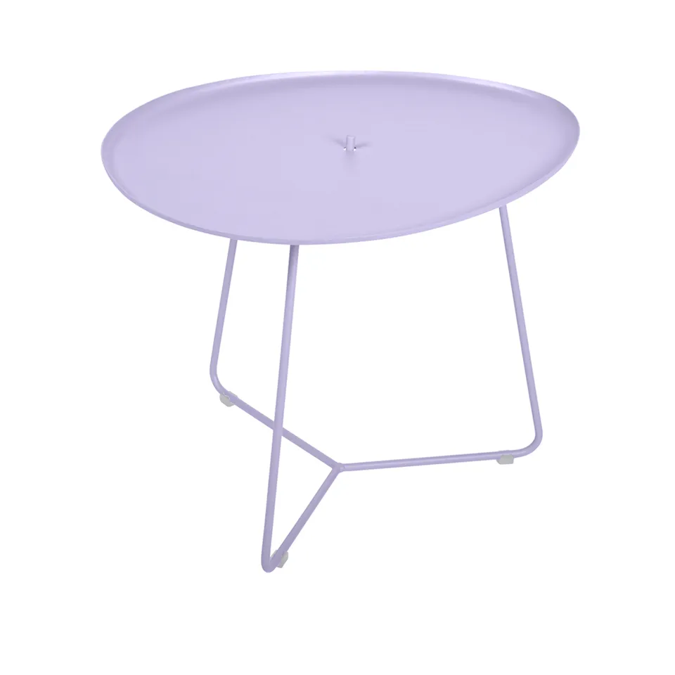 Cocotte Low Table, Removable Table Top 55 x 44.5 cm, Marshmallow