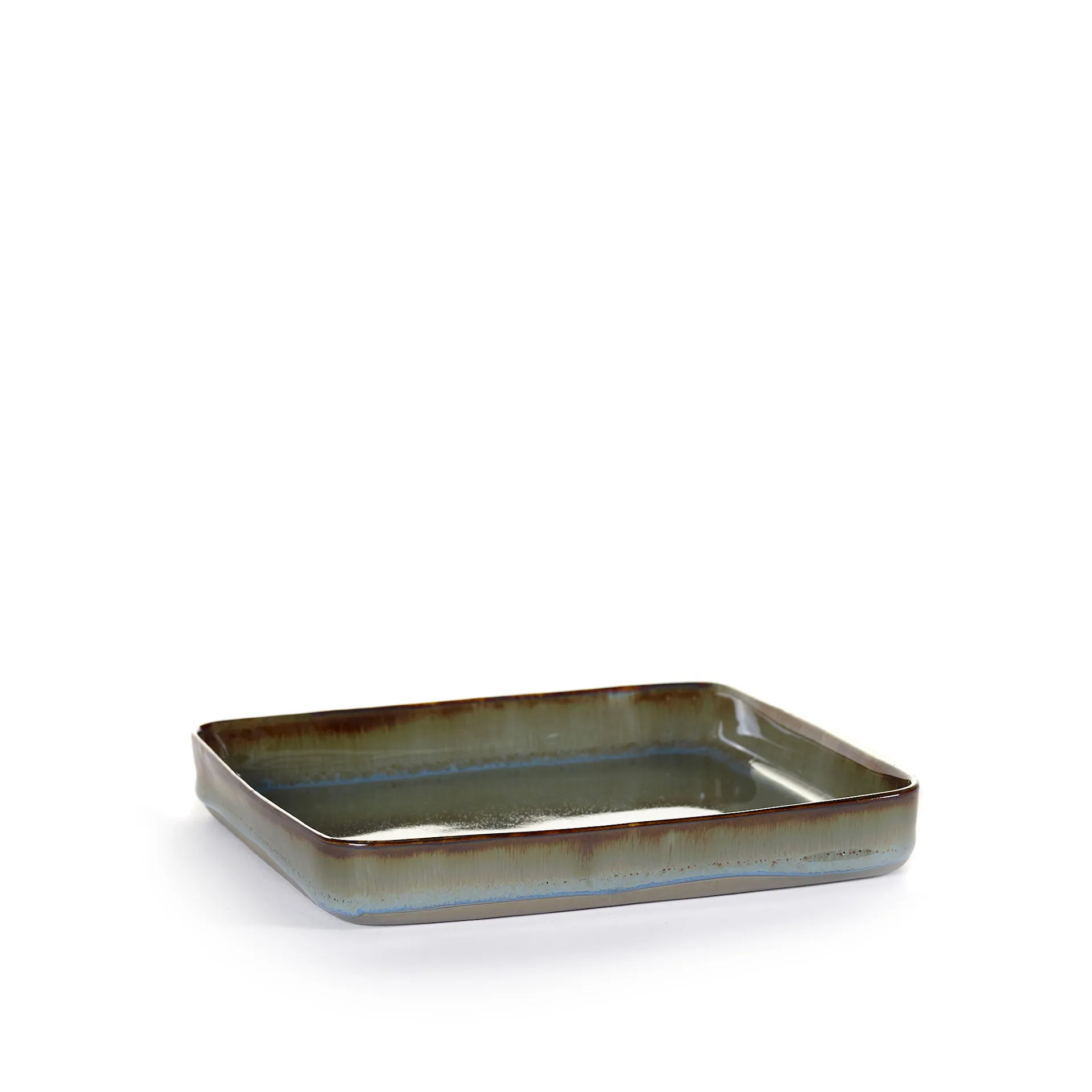 Terres de Rêves Square Plate - Smokey Blue - Serax - NO GA