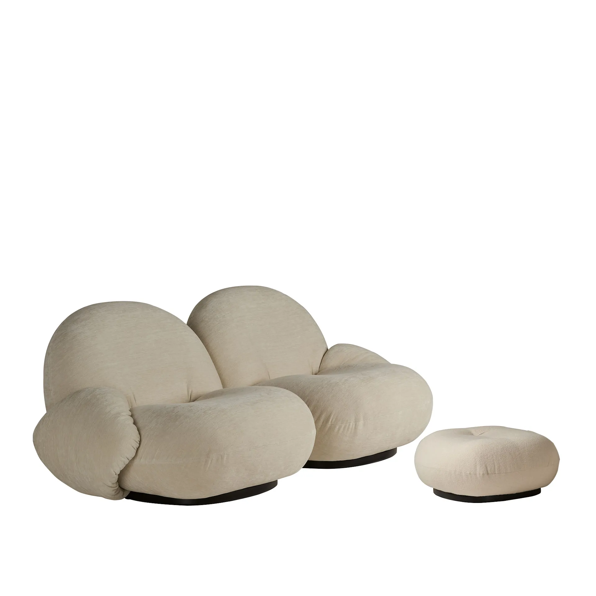 Pacha Sofa 2-seter + Ottoman - Med Armlene - Gubi - Pierre Paulin - NO GA