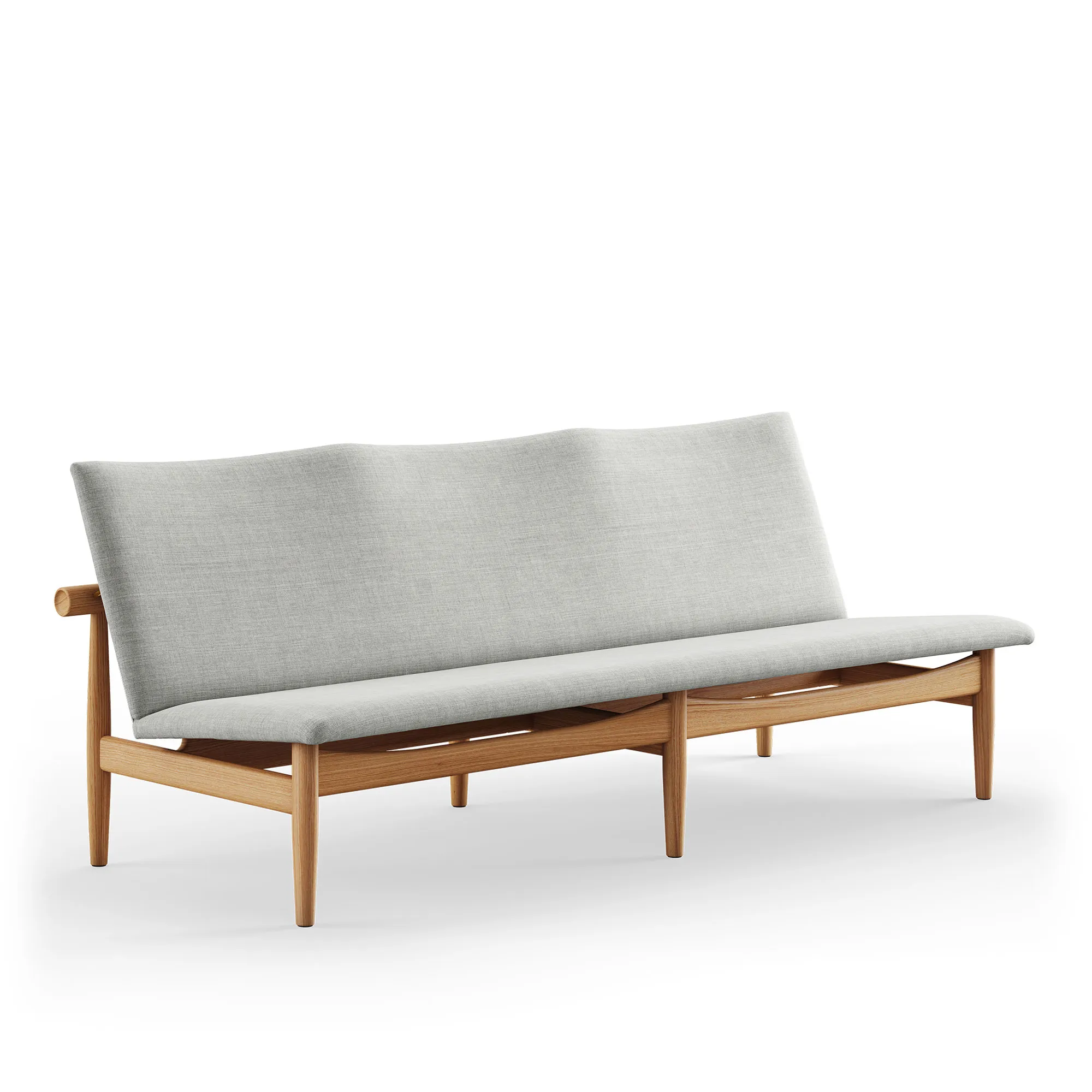 Japan sofa 3-sits Dark oiled oak - 1