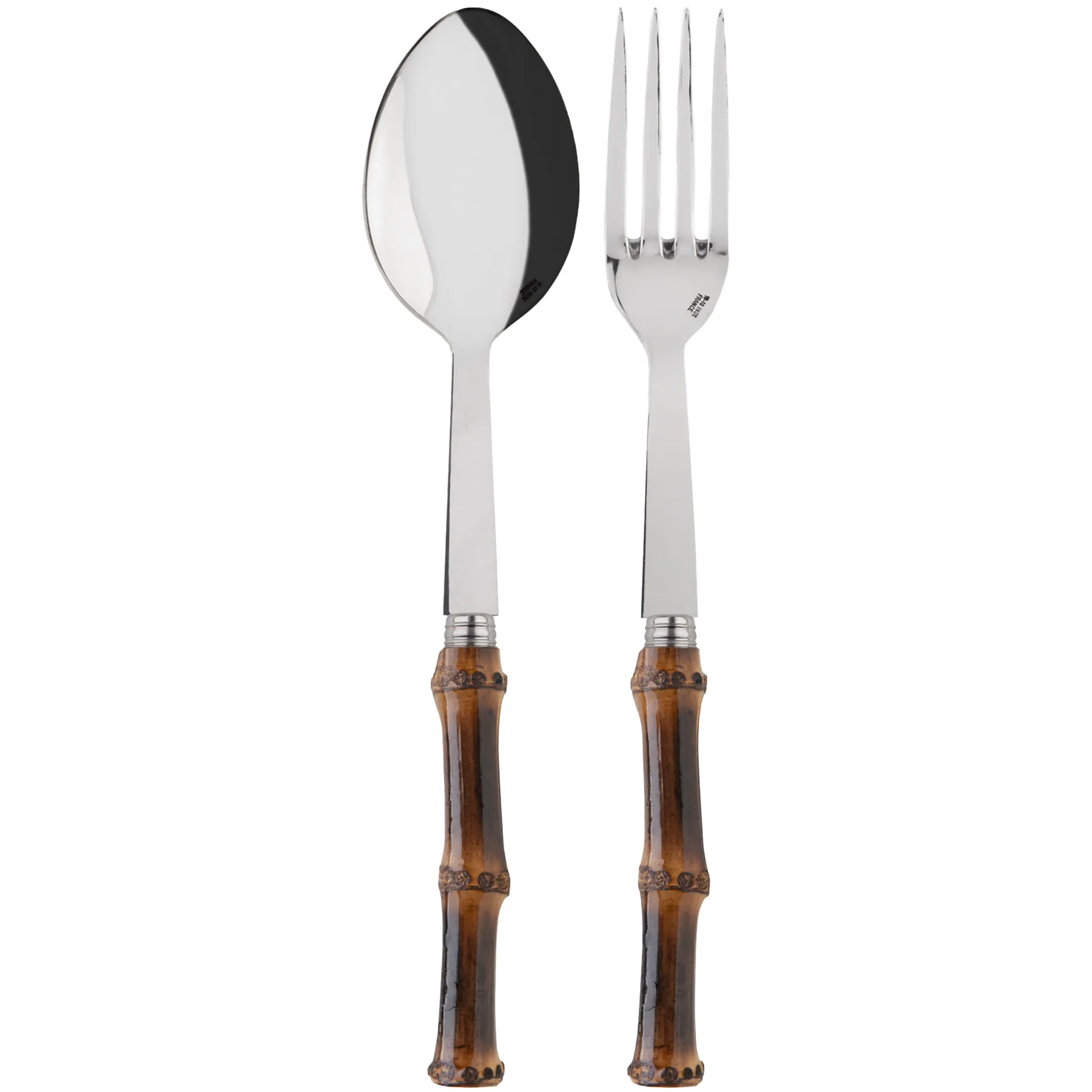 Panda Dark Bamboo serveringsbestikk - 1