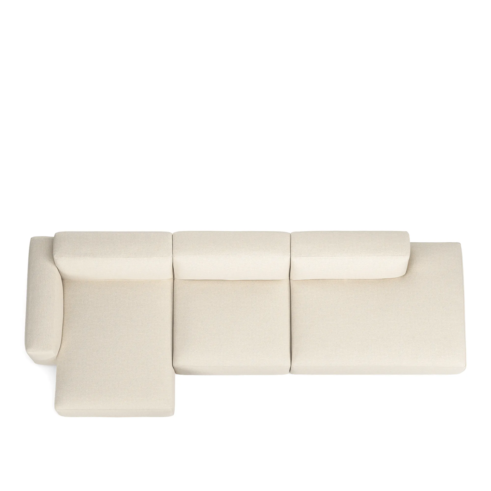 Brick 3-seters sofa sjeselong åpen ende høyre - 8