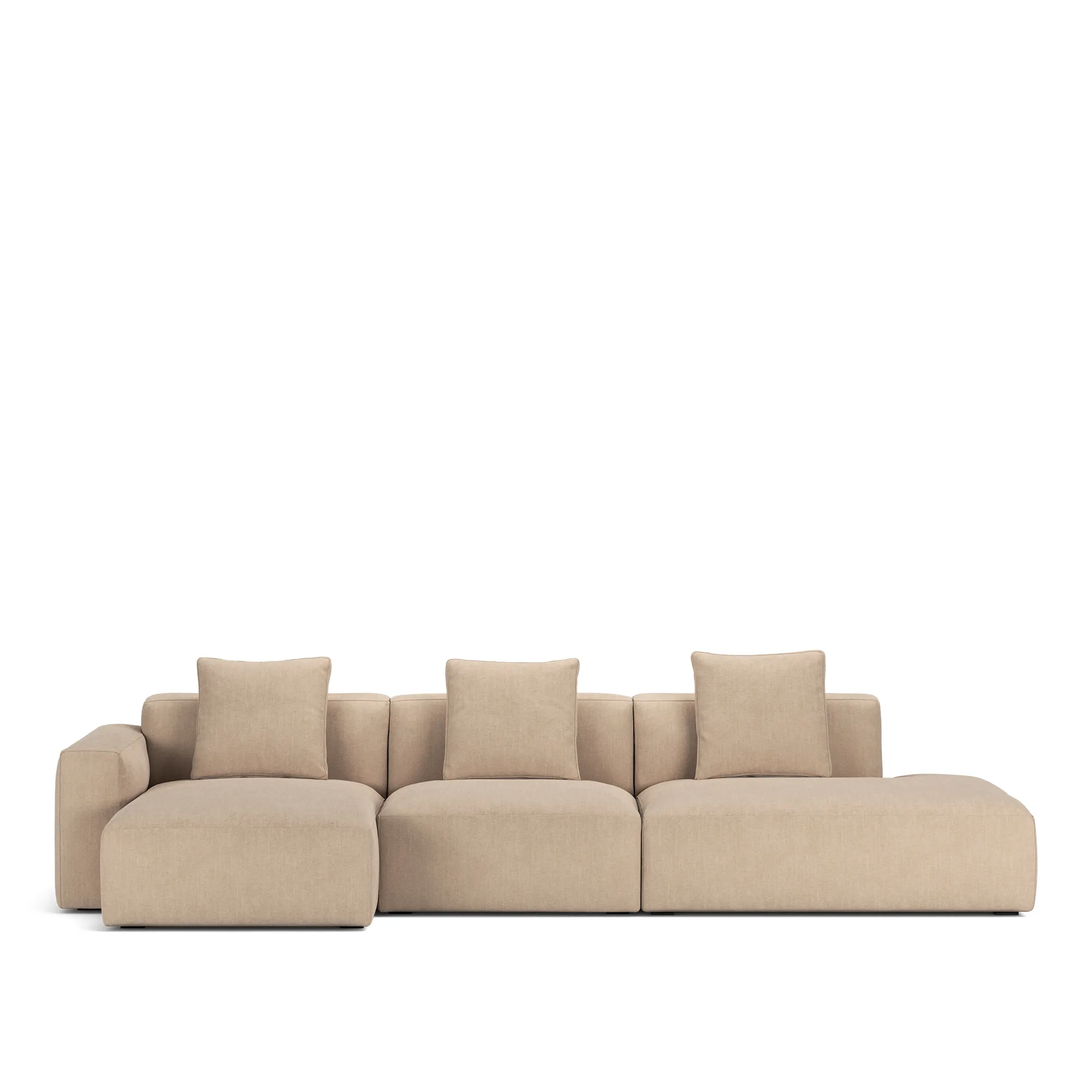Brick 3-seters sofa sjeselong åpen ende høyre - 10