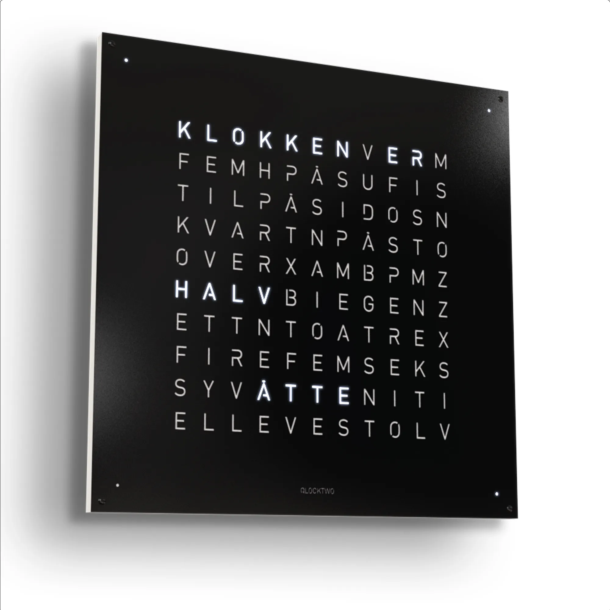 Qlocktwo Earth 90 Creator's Edition – Black Pepper - 2