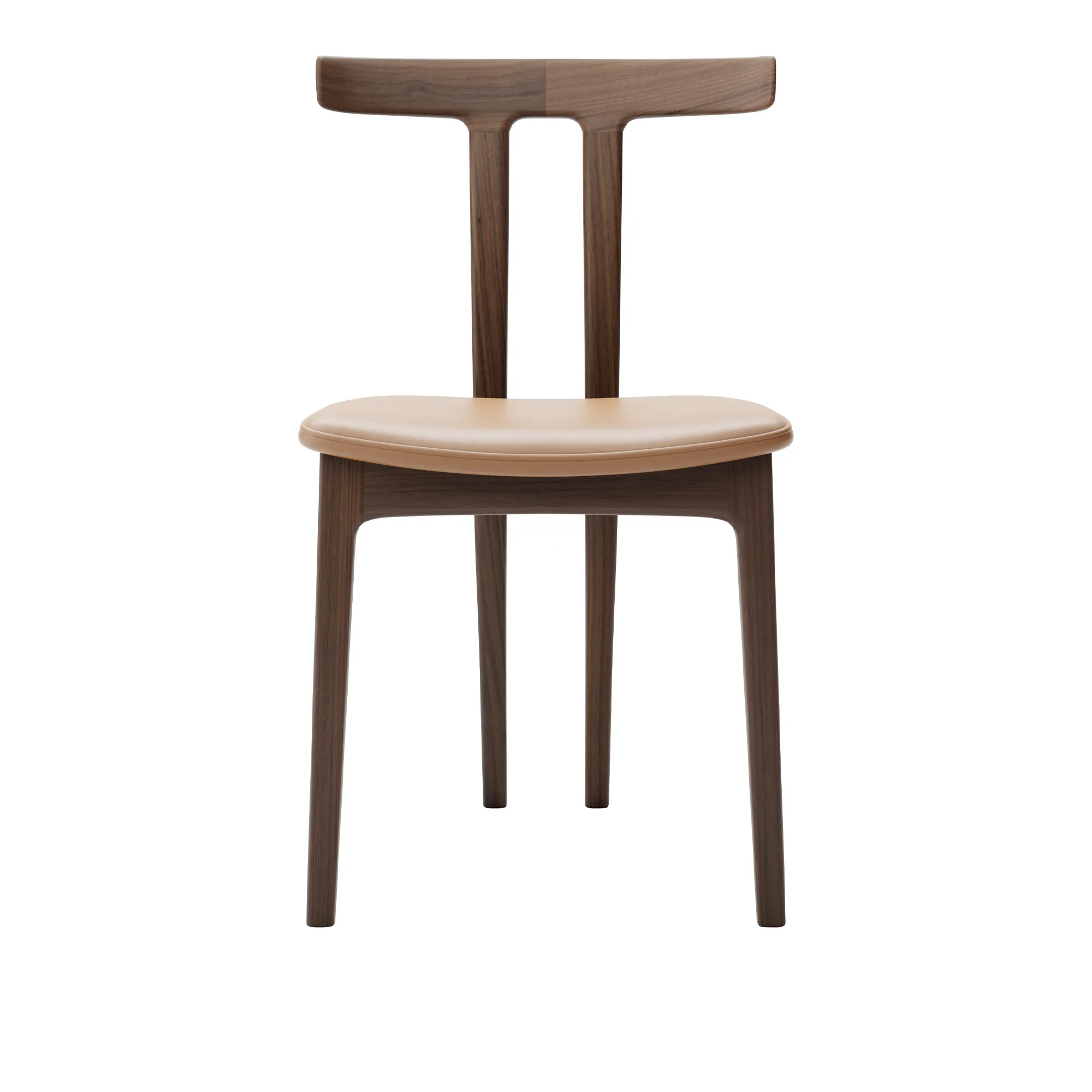 OW58 T-Chair spisestuestol valnøtt - 1