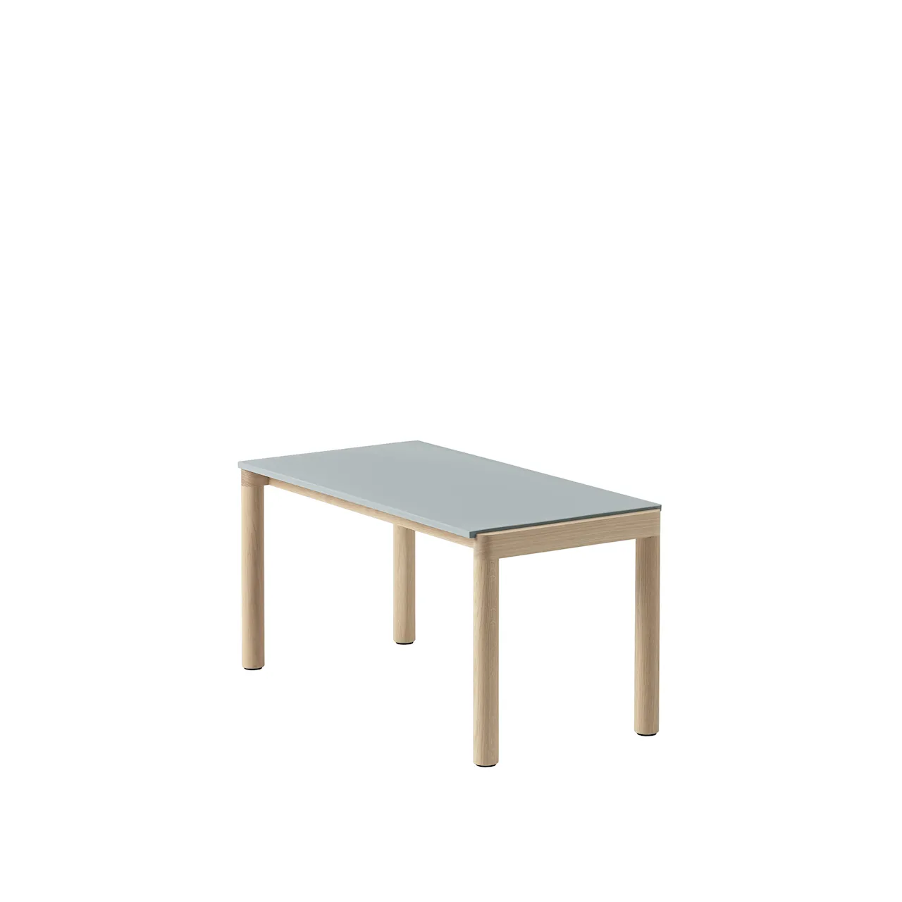 Couple Coffee Table / 40 x 84 x 40 cm - 1 Plain - Sand/Dark Oiled Oak