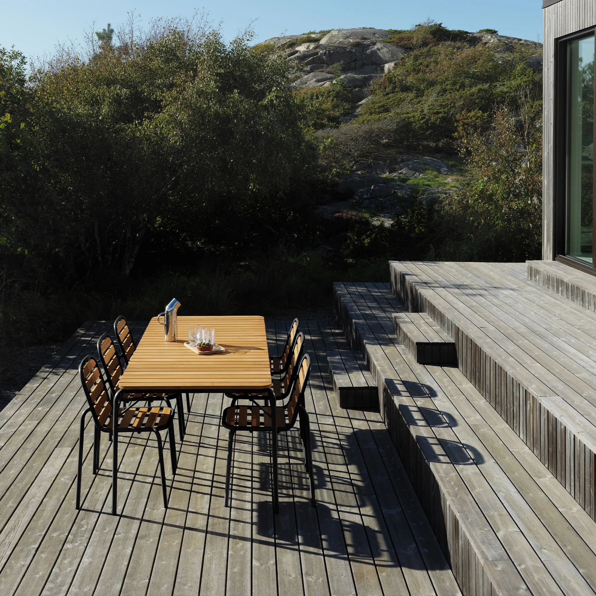 Vig Robinia utendørs spisestuestol - 8