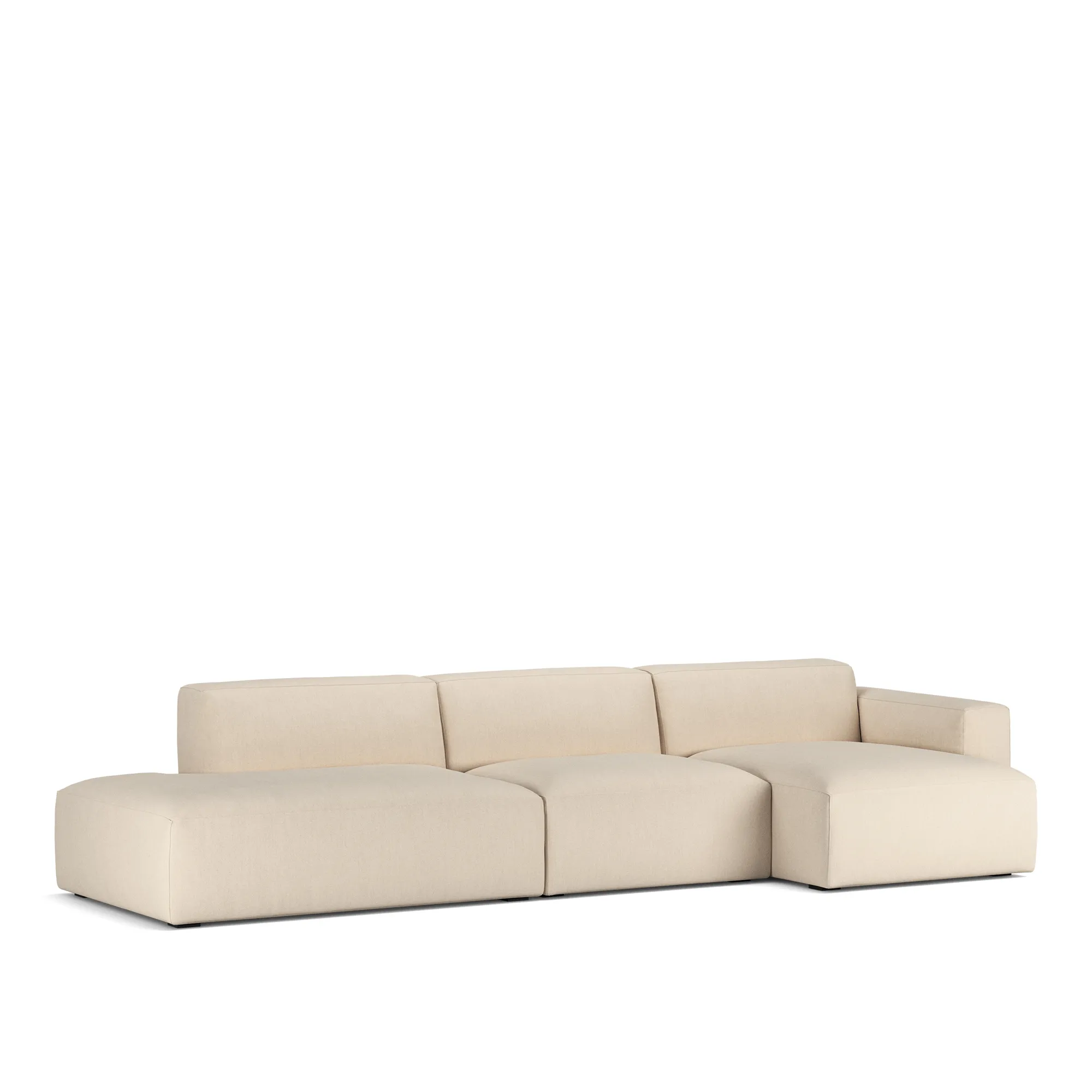 Brick 3-seters sofa sjeselong åpen ende venstre - 2